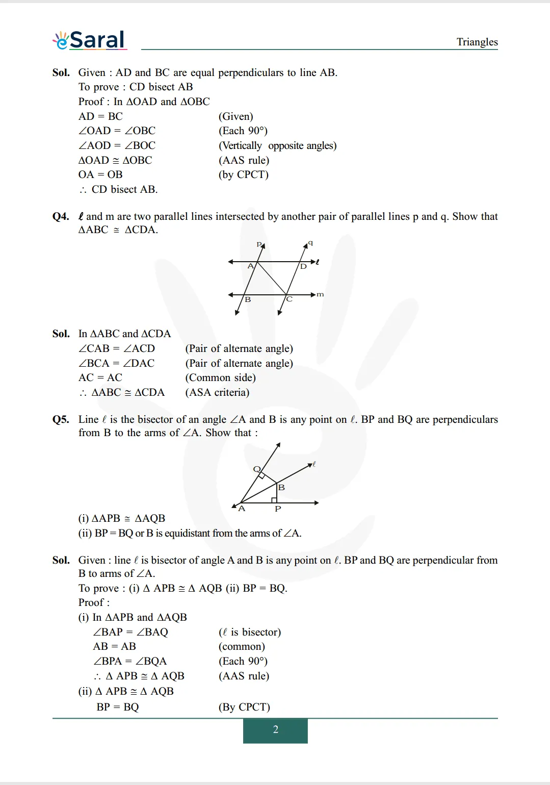 NCERT Solutions for Class 9 Maths chapter 7 Image 3