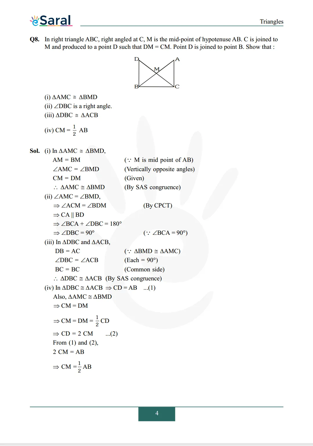 NCERT Solutions for Class 9 Maths chapter 7 Image 5