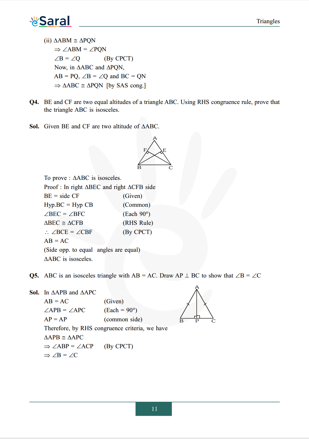 Class 9 maths chapter 7 exercise 7.3 solutions Image 3