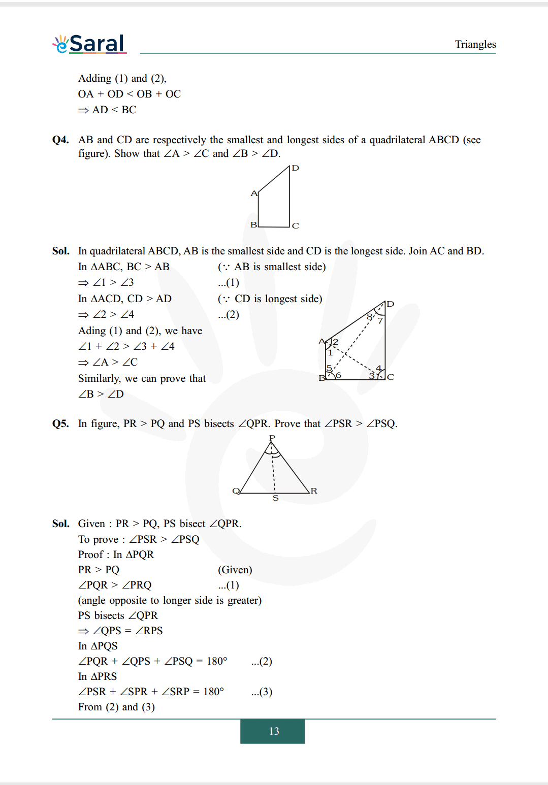 Class 9 maths chapter 7 exercise 7.4 solutions Image 2