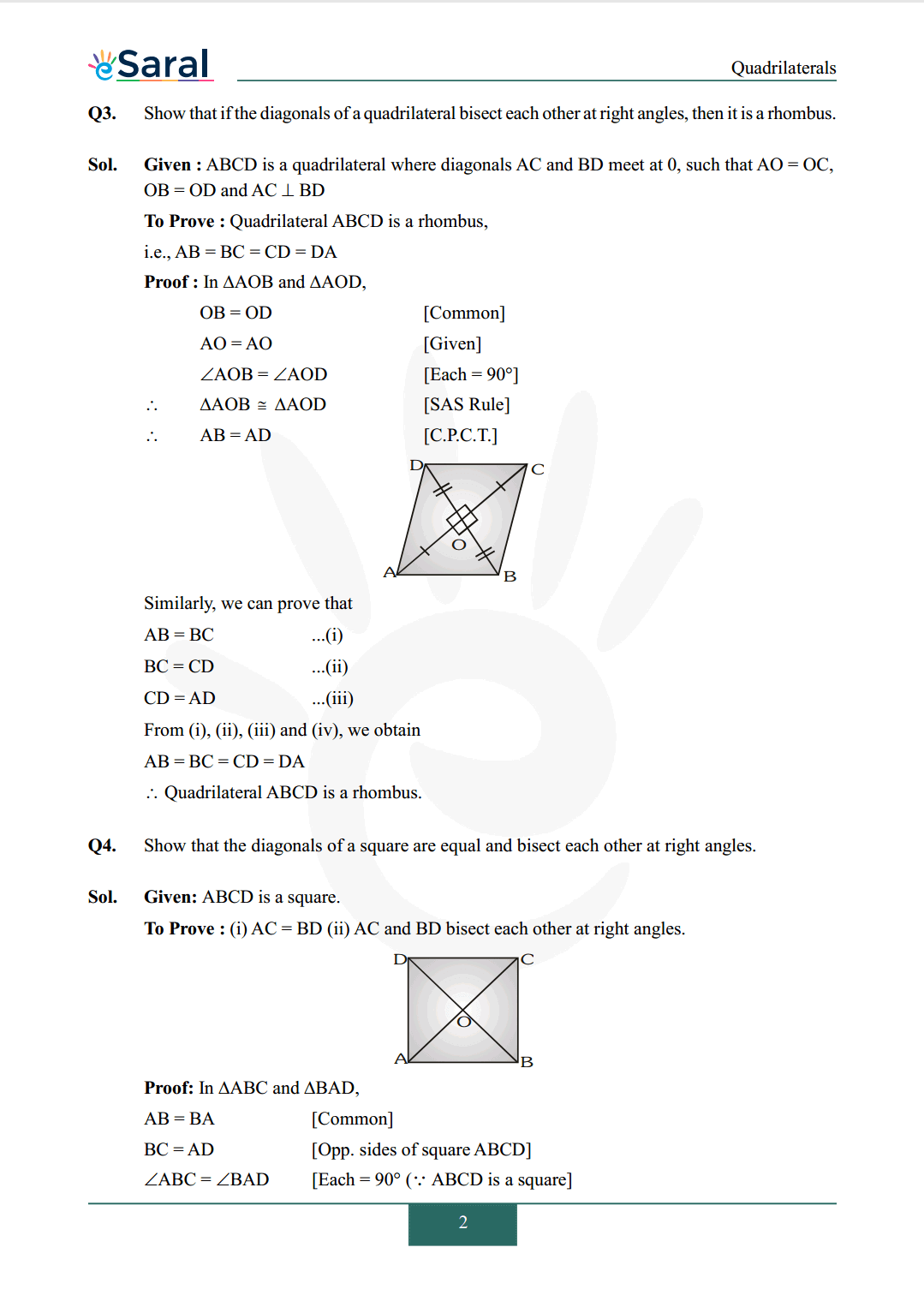 Class 9 maths chapter 8 exercise 8.1 solutions Image 2