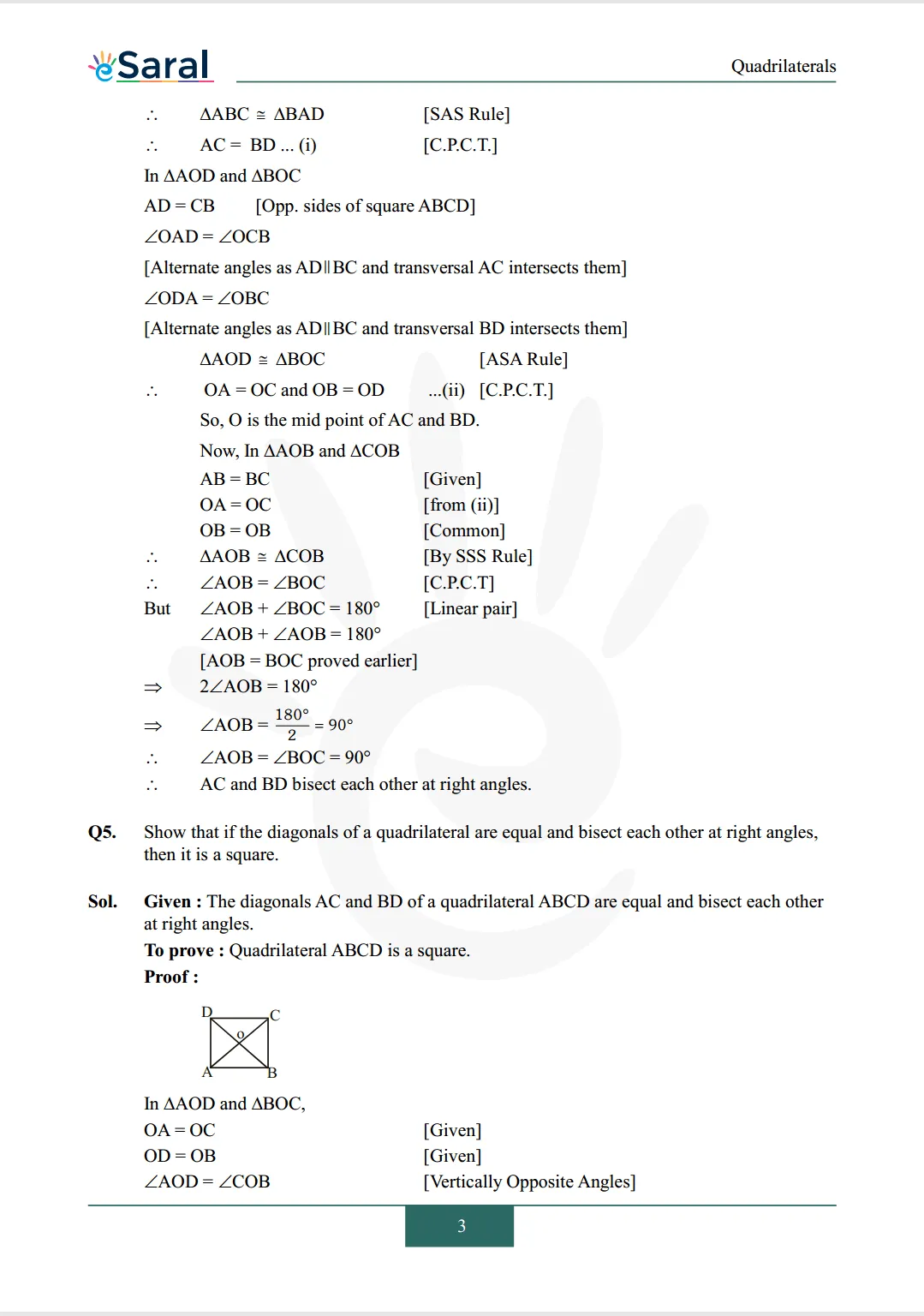 NCERT Solutions for Class 9 Maths chapter 8 Image 4