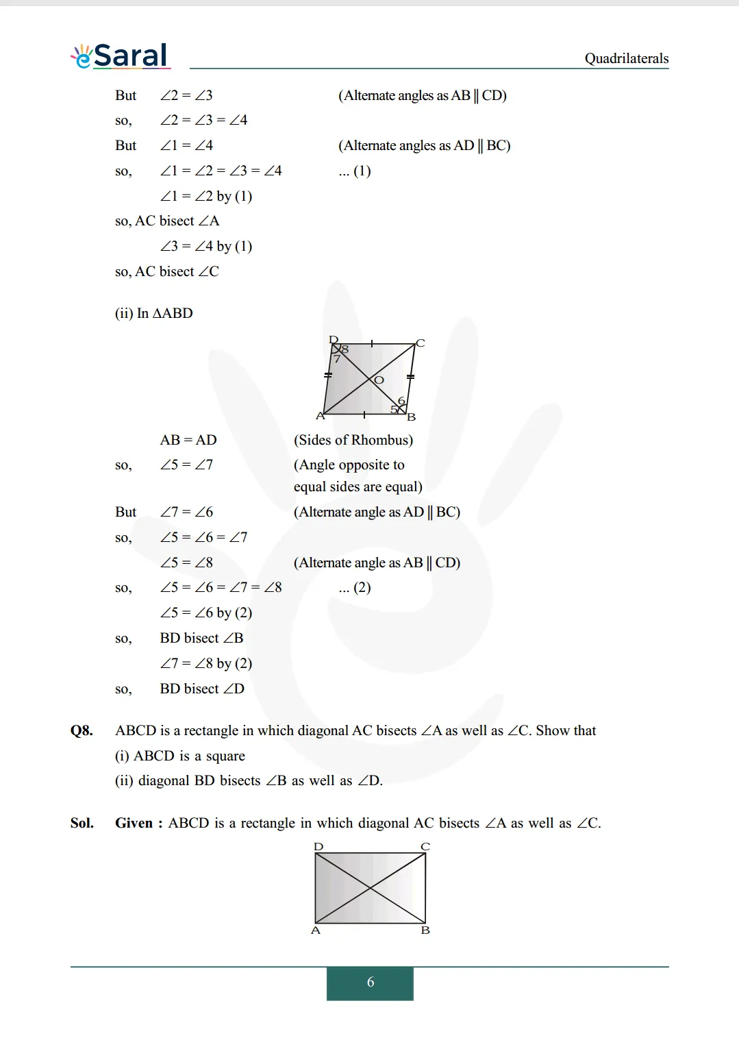 NCERT Solutions for Class 9 Maths chapter 8 Image 7