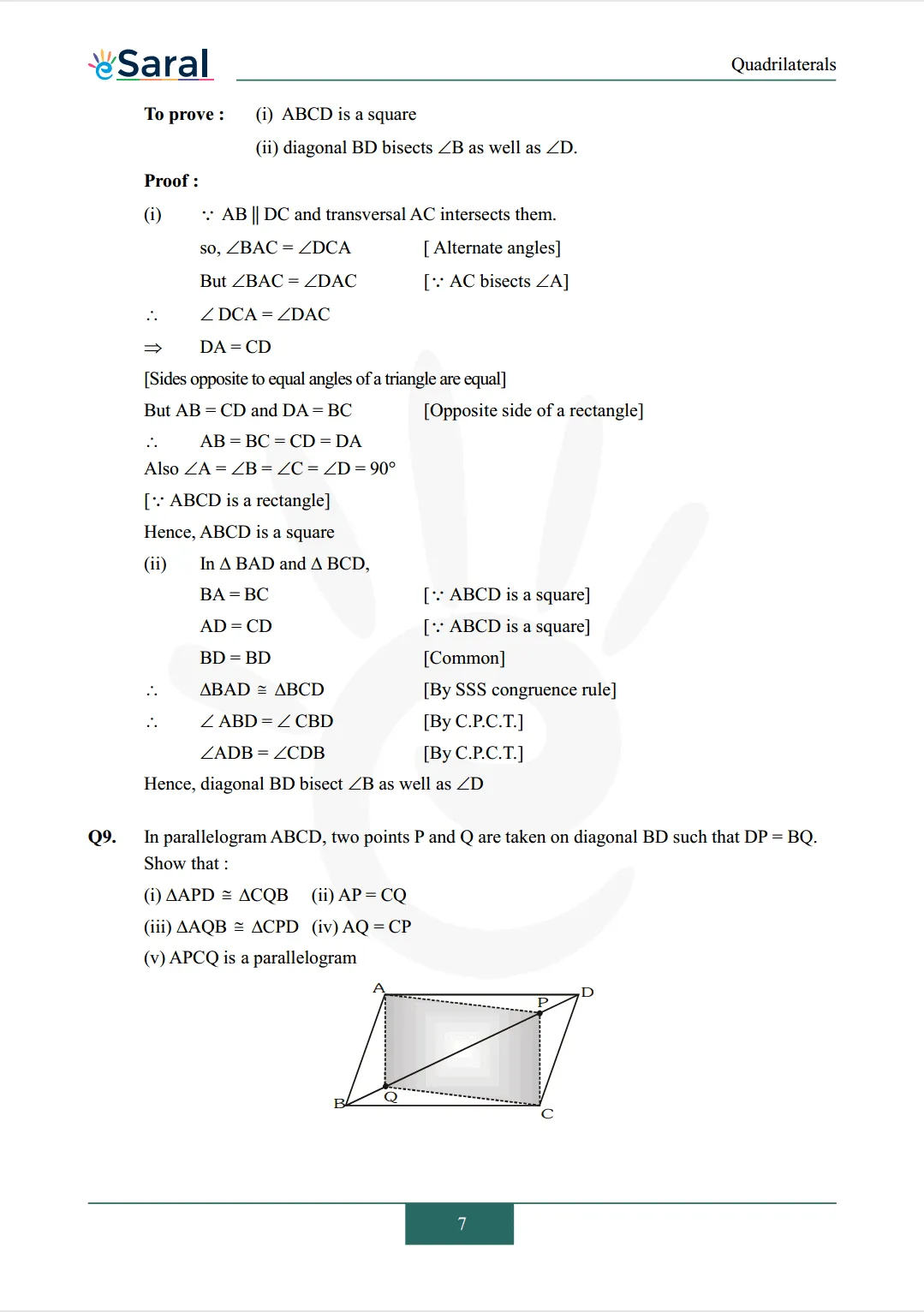 NCERT Solutions for Class 9 Maths chapter 8 Image 8