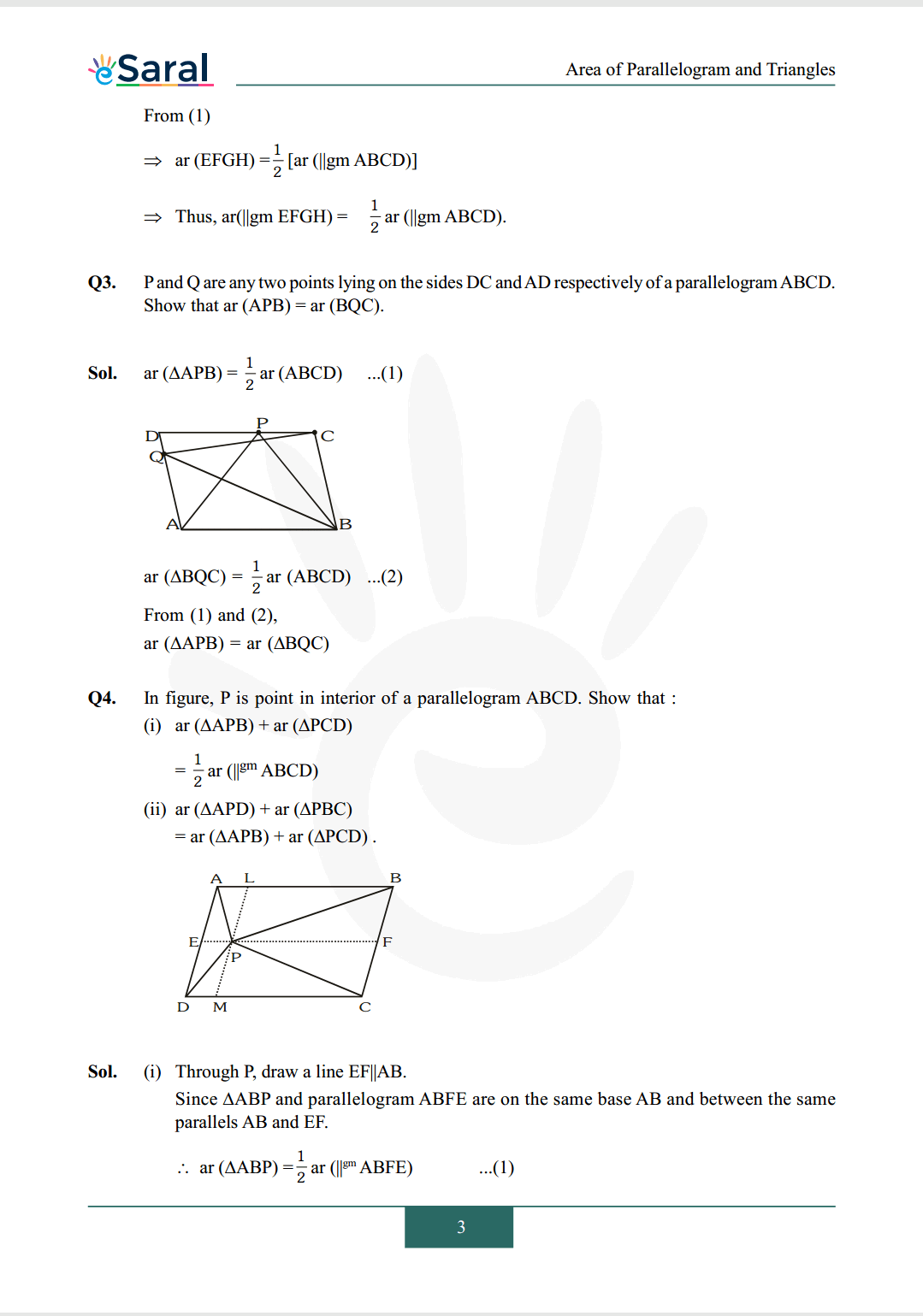 Class 9 maths chapter 9 exercise 9.2 solutions Image 2