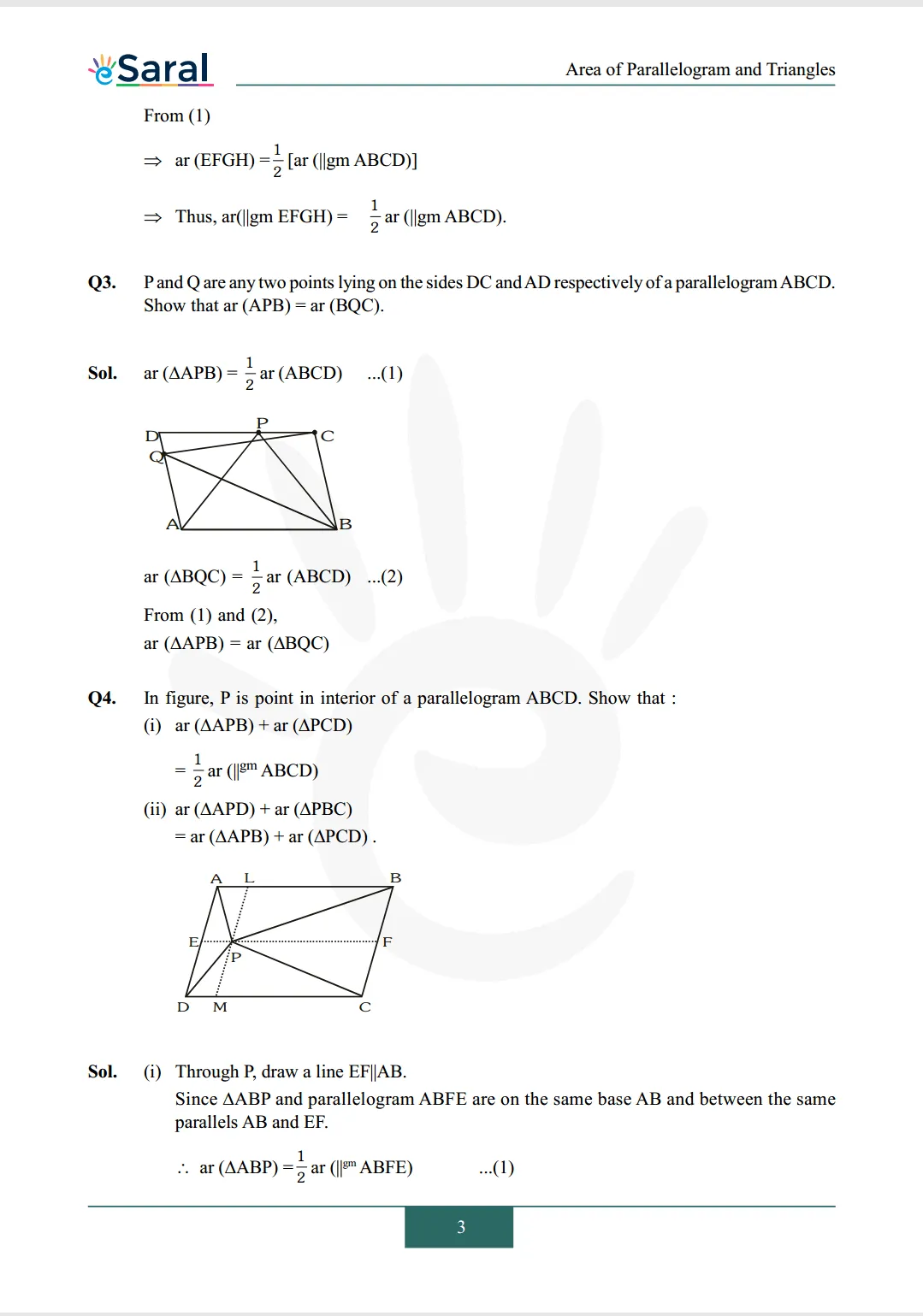 NCERT Solutions for Class 9 Maths chapter 9 Image 4