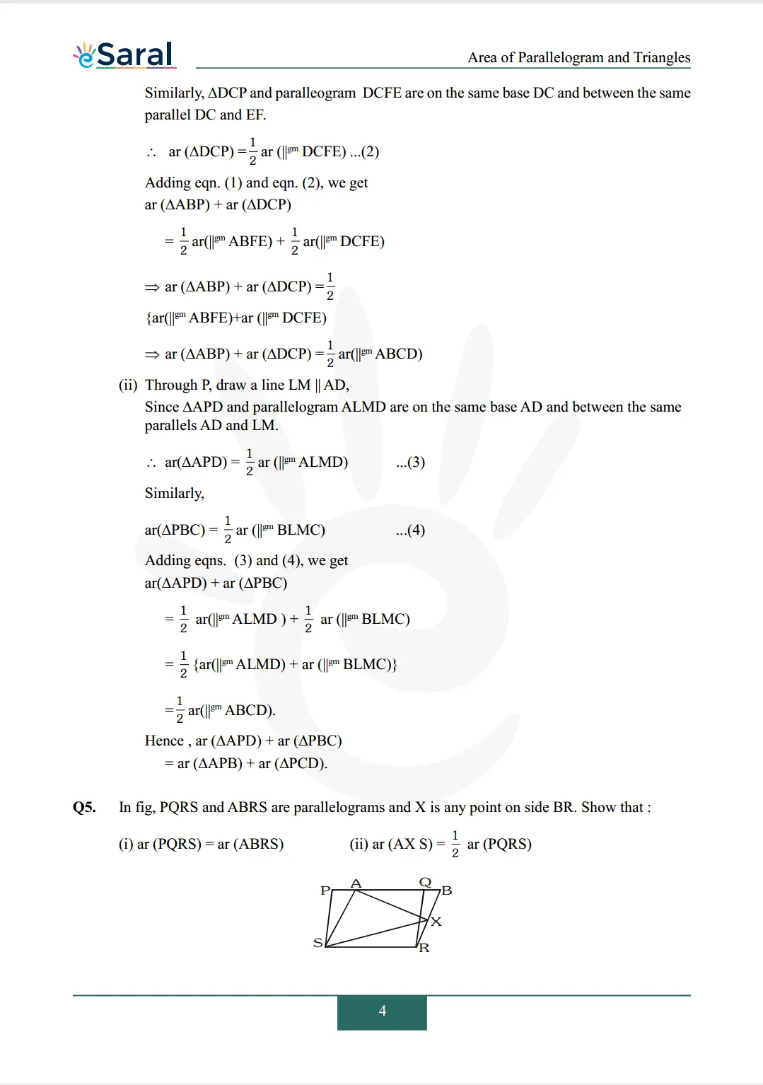 NCERT Solutions for Class 9 Maths chapter 9 Image 5