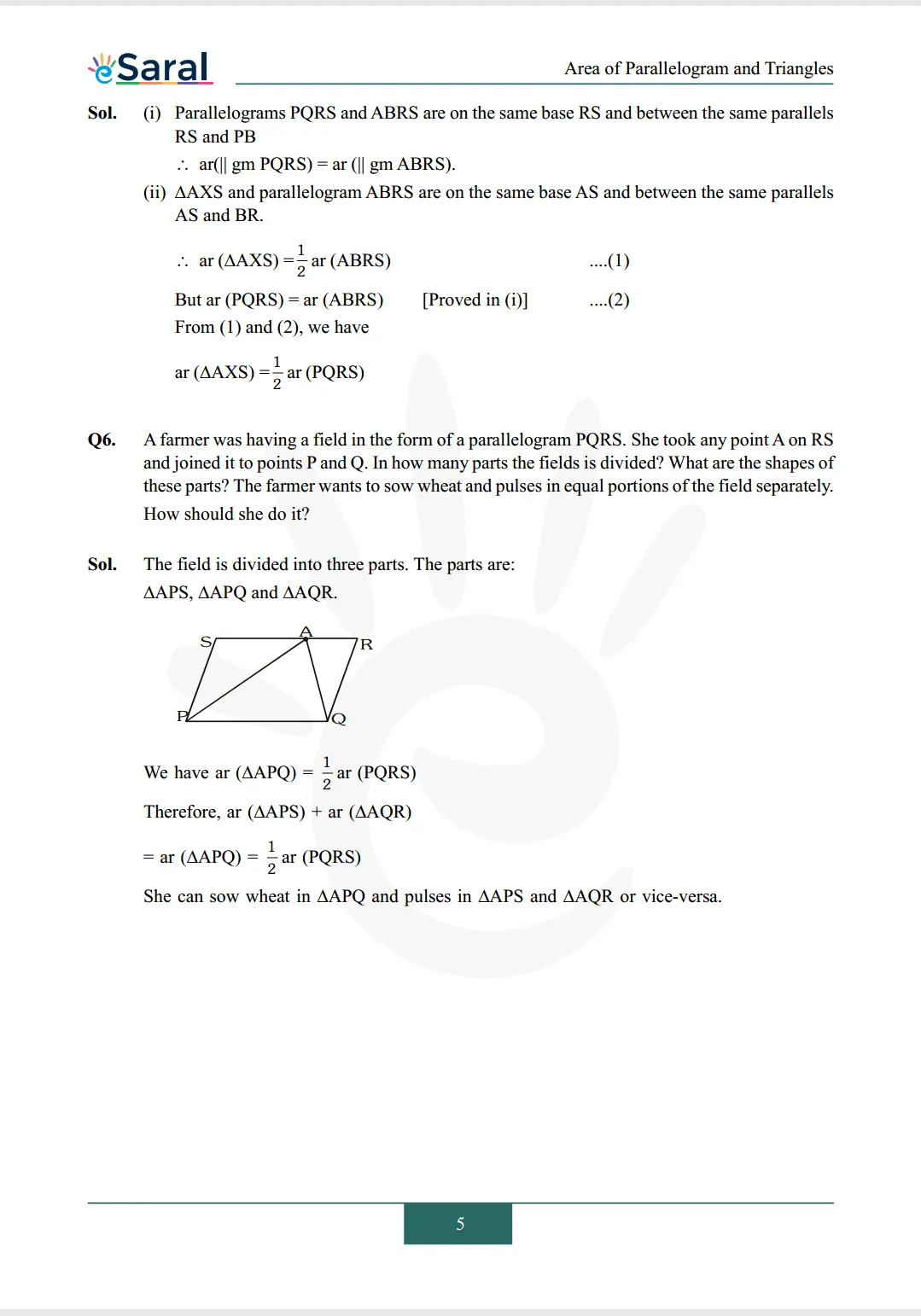 NCERT Solutions for Class 9 Maths chapter 9 Image 6
