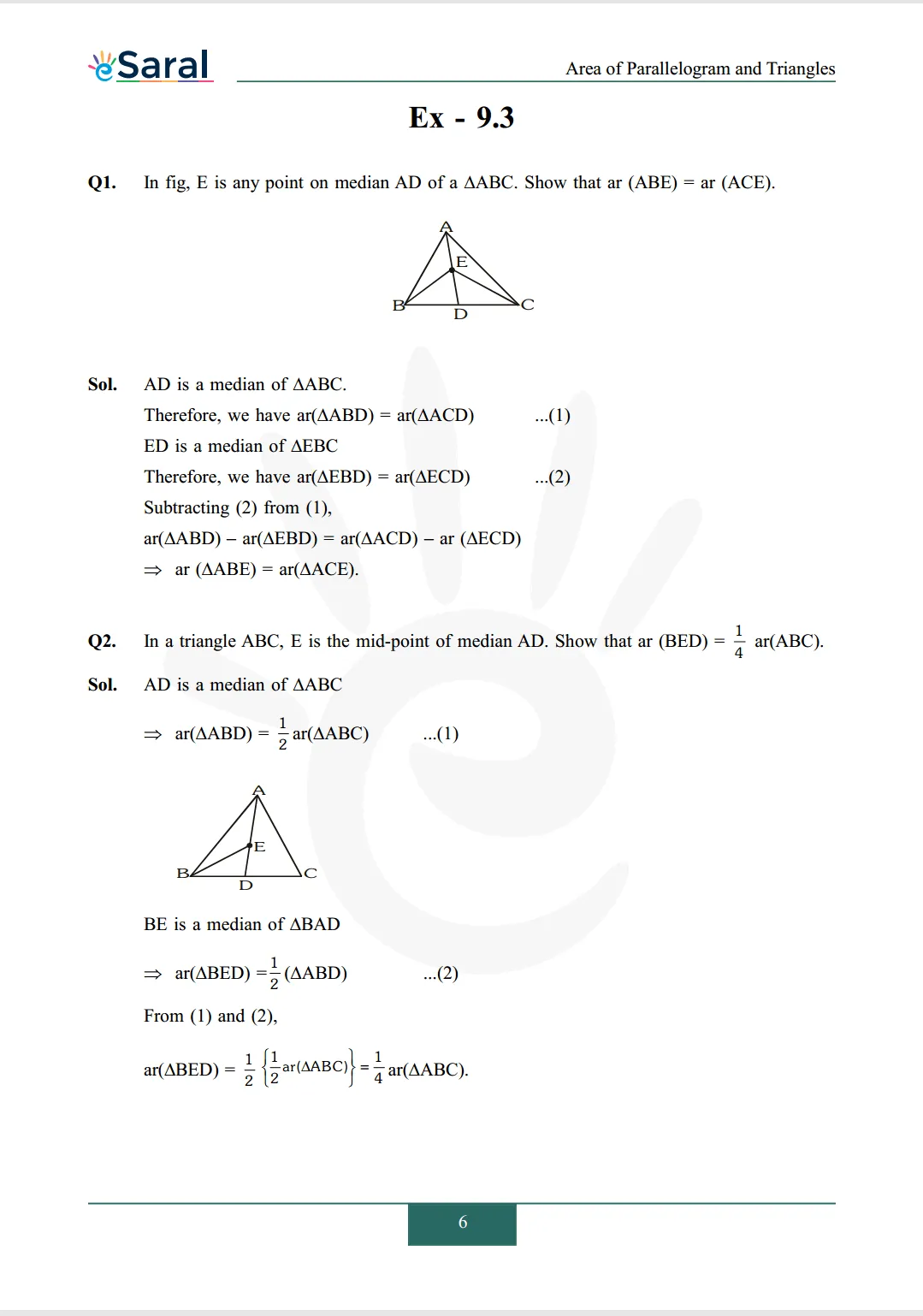 NCERT Solutions for Class 9 Maths chapter 9 Image 7