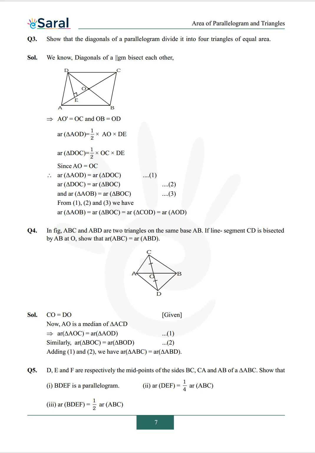 NCERT Solutions for Class 9 Maths chapter 9 Image 8