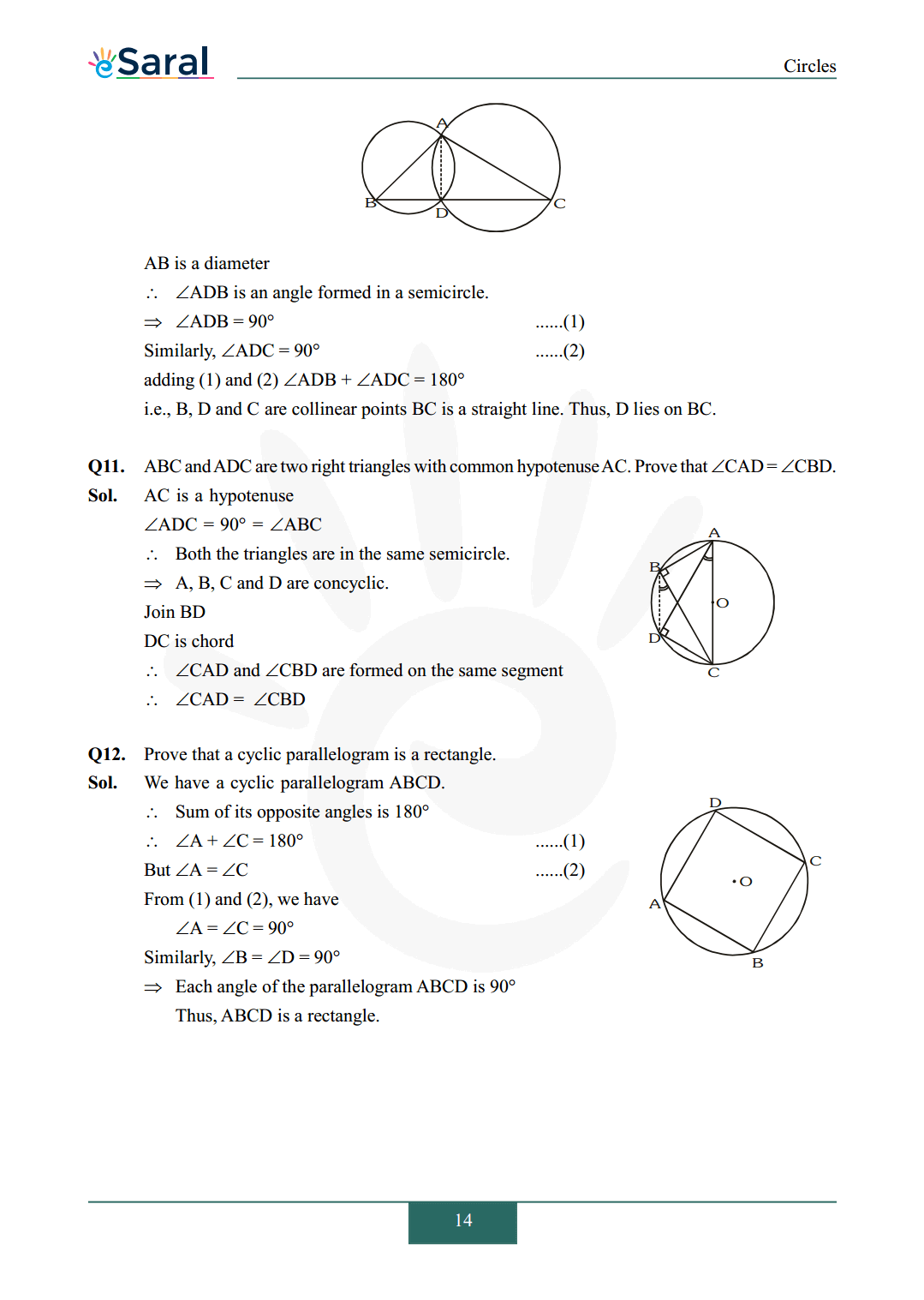 Class 9 maths chapter 10 exercise 10.5 solutions Image 6