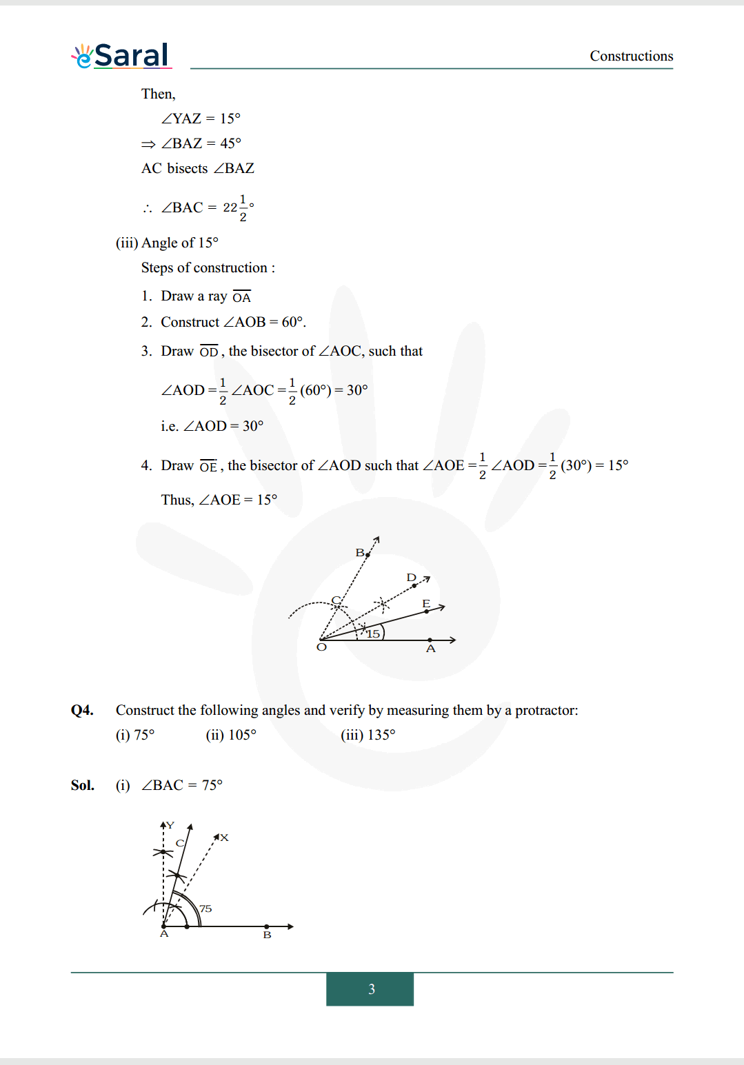 Class 9 maths chapter 11 exercise 11.1 solutions Image 3