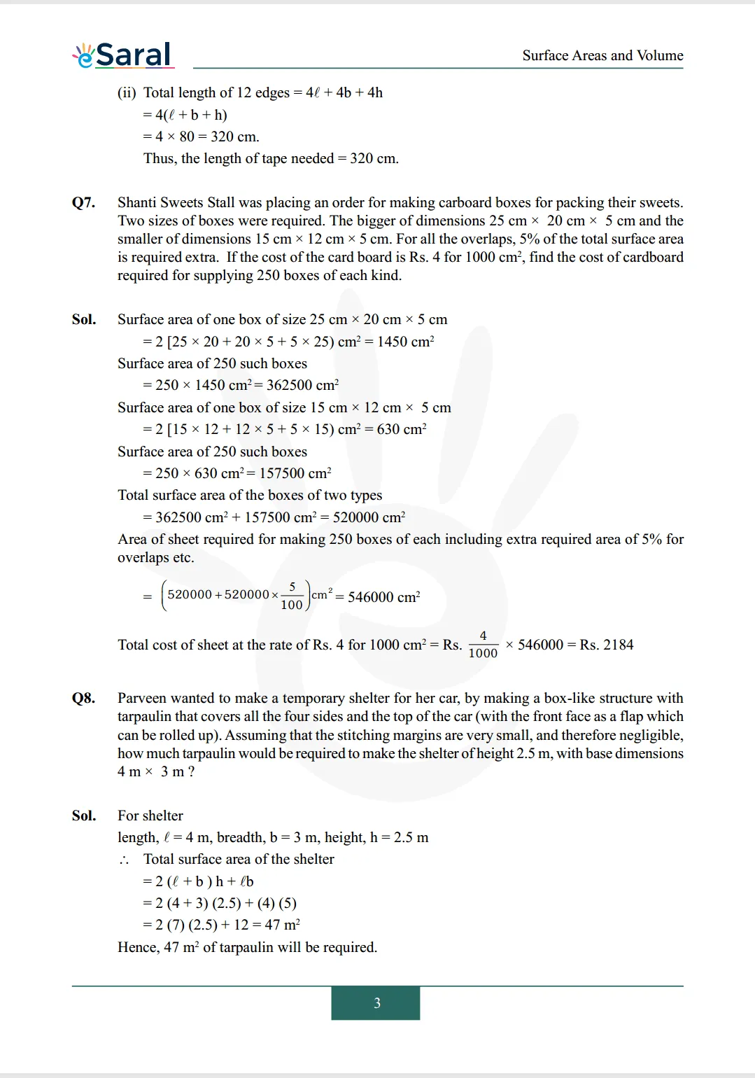 Class 9 maths chapter 13 exercise 13.1 solutions Image 3
