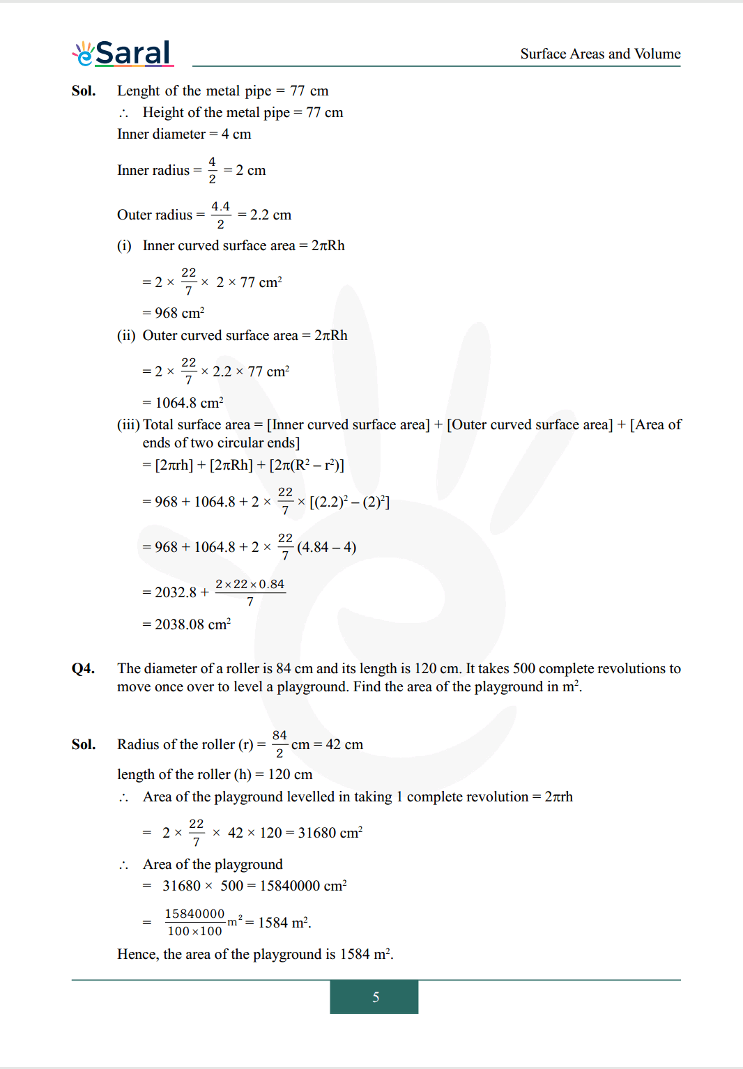 Class 9 maths chapter 13 exercise 13.2 solutions Image 2