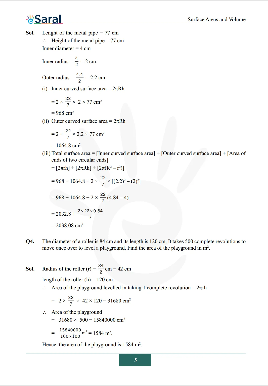 Class 9 maths chapter 13 exercise 13.2 solutions Image 2