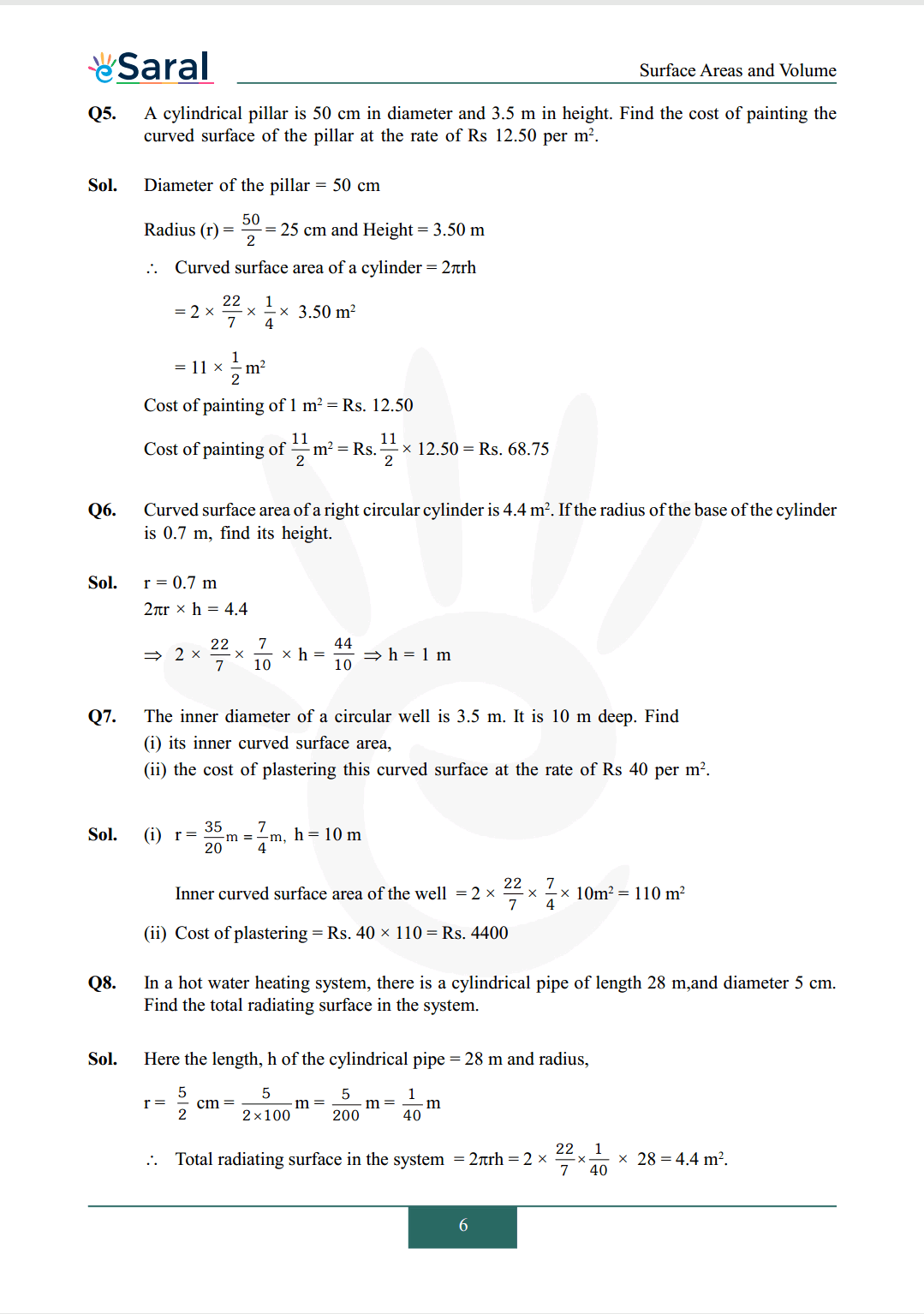 Class 9 maths chapter 13 exercise 13.2 solutions Image 3