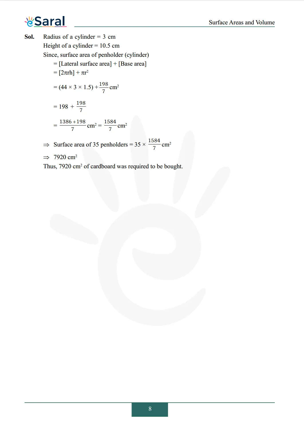Class 9 maths chapter 13 exercise 13.2 solutions Image 5