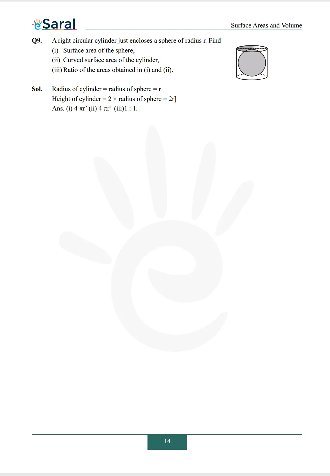 Class 9 maths chapter 13 exercise 13.4 solutions Image 3