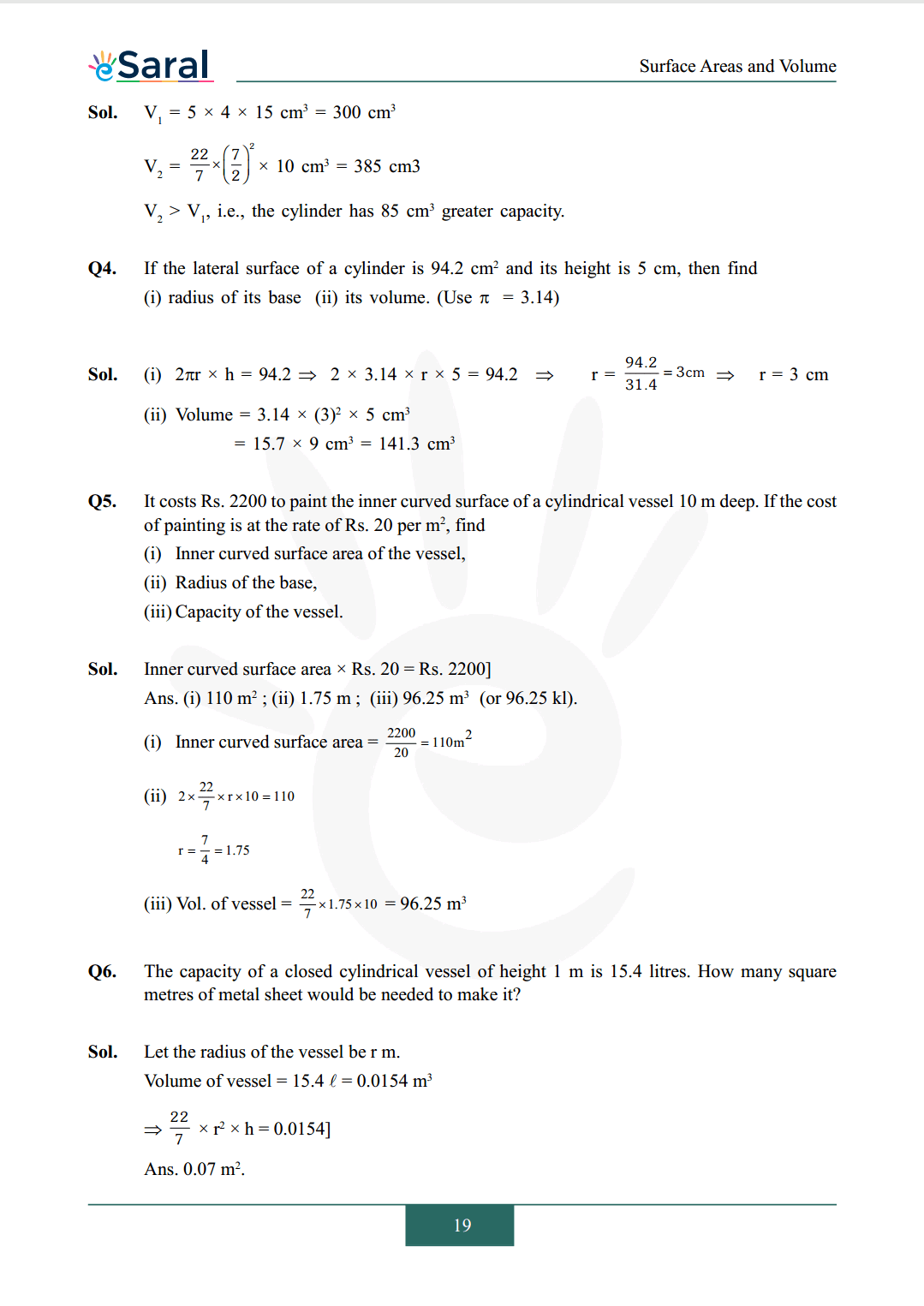 Class 9 maths chapter 13 exercise 13.6 solutions Image 2