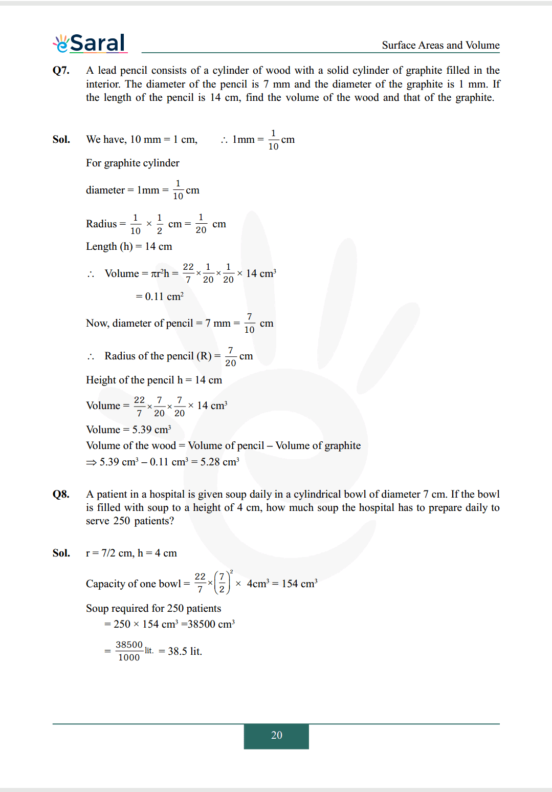 Class 9 maths chapter 13 exercise 13.6 solutions Image 3