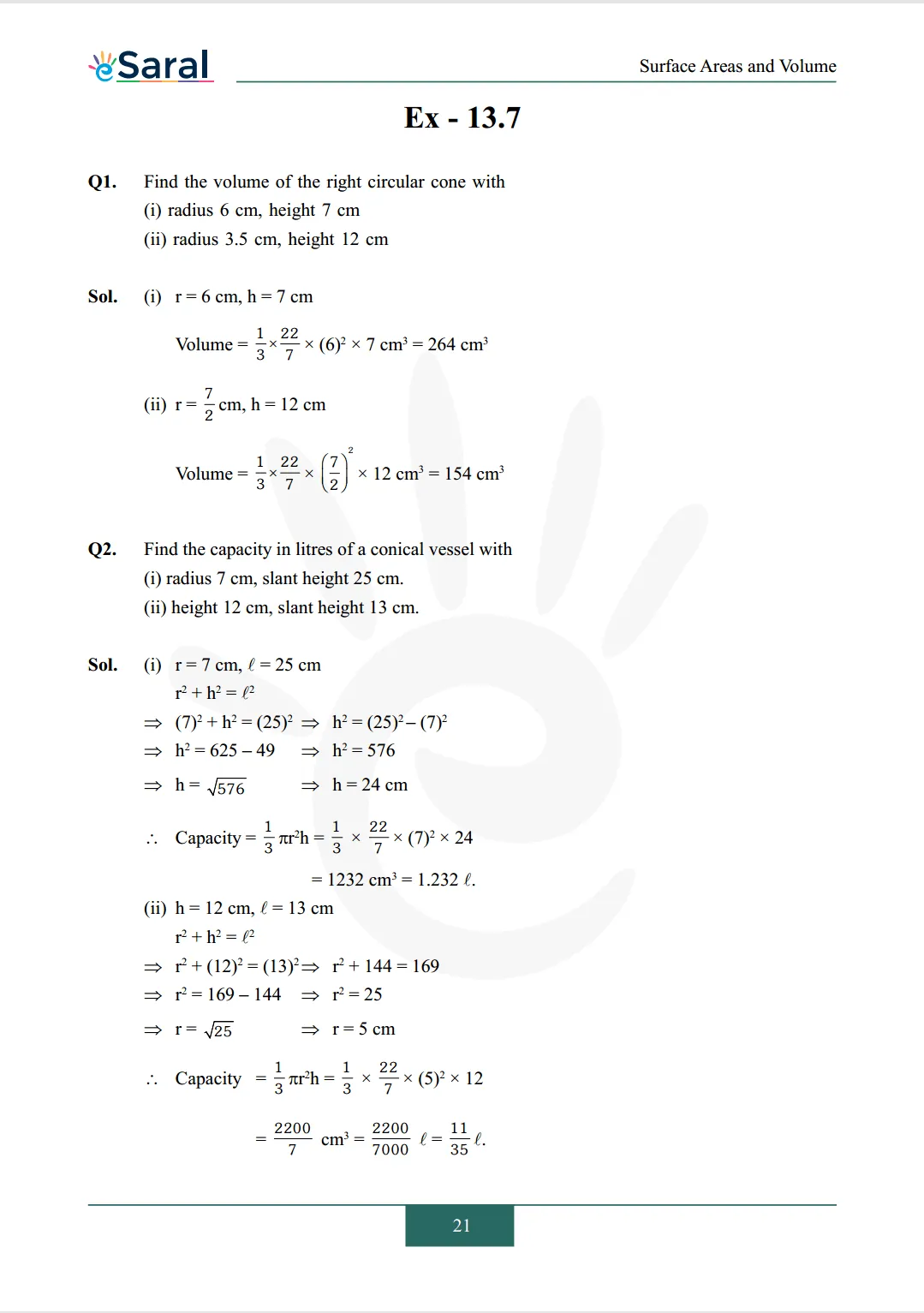 NCERT Solutions for Class 9 Maths chapter 13 Exercise 13.7 Image 1