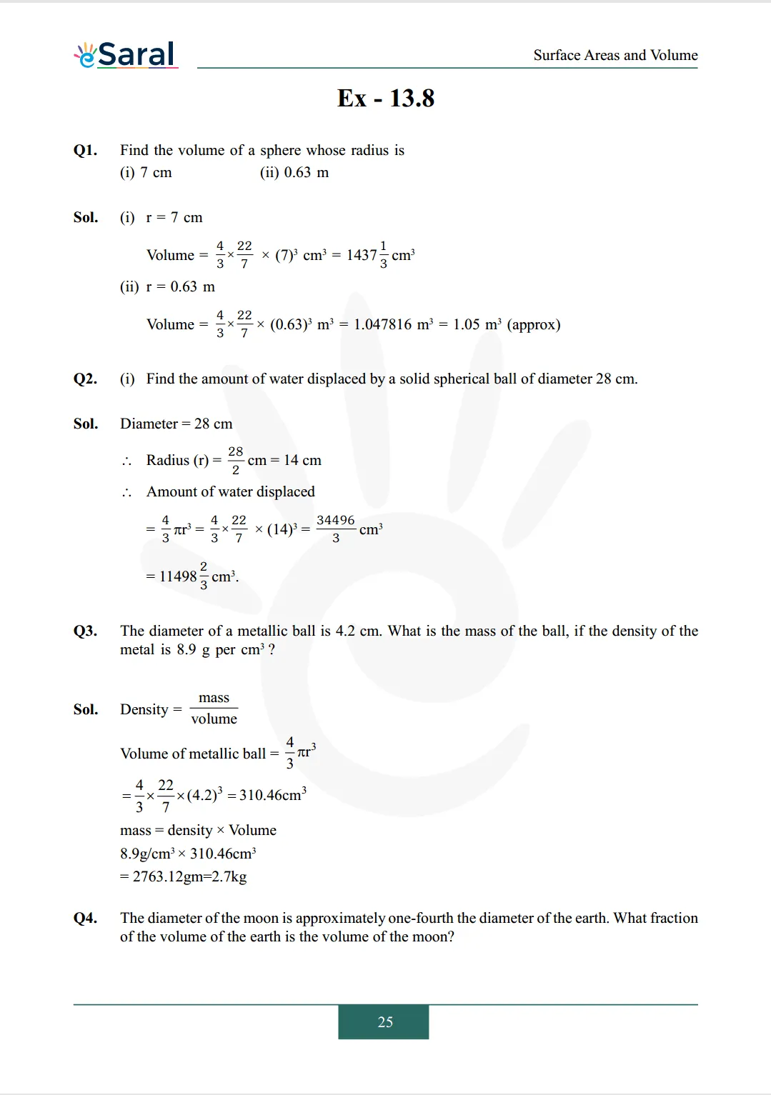 NCERT Solutions for Class 9 Maths chapter 13 Exercise 13.8 Image 1