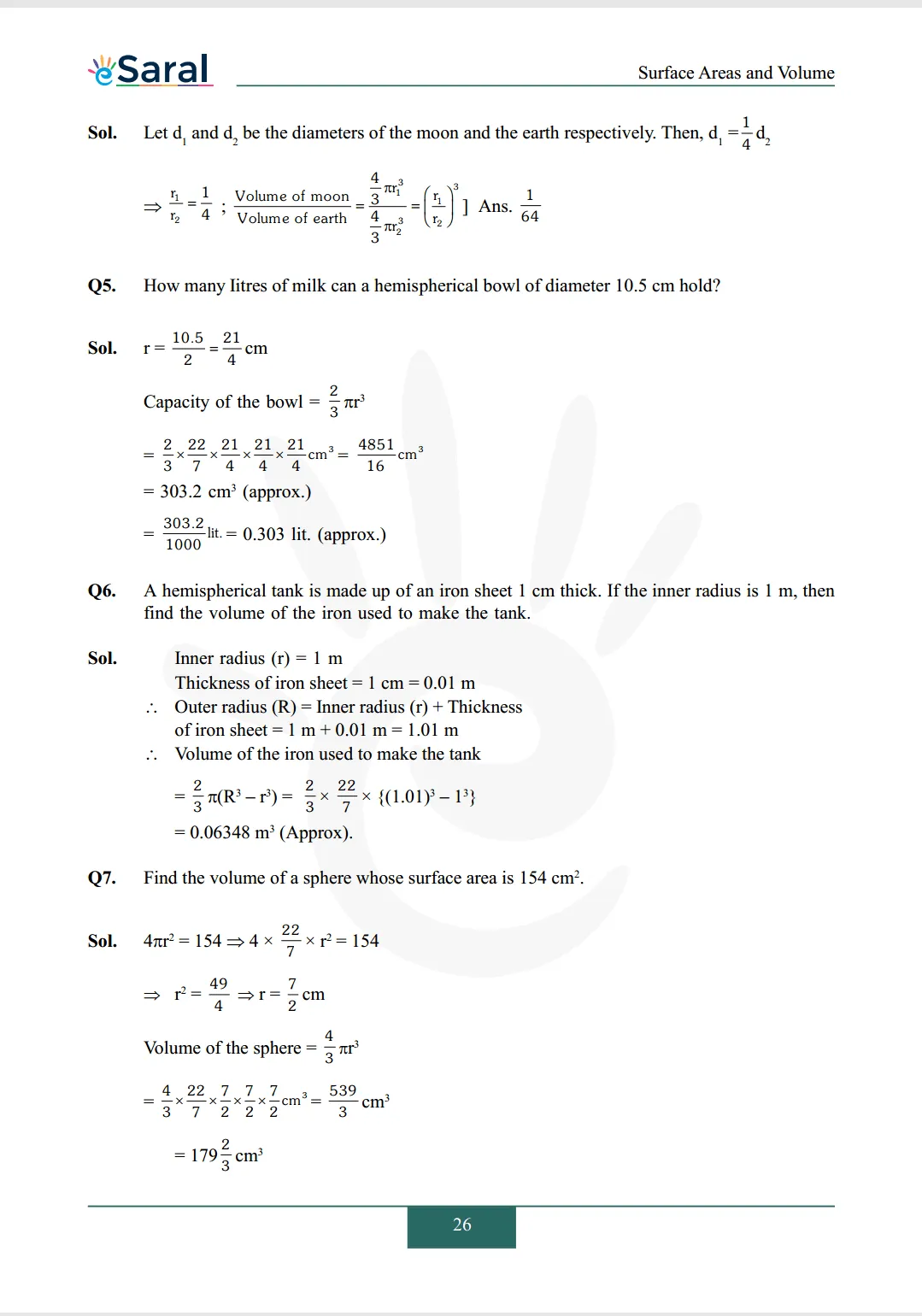 Class 9 maths chapter 13 exercise 13.8 solutions Image 2