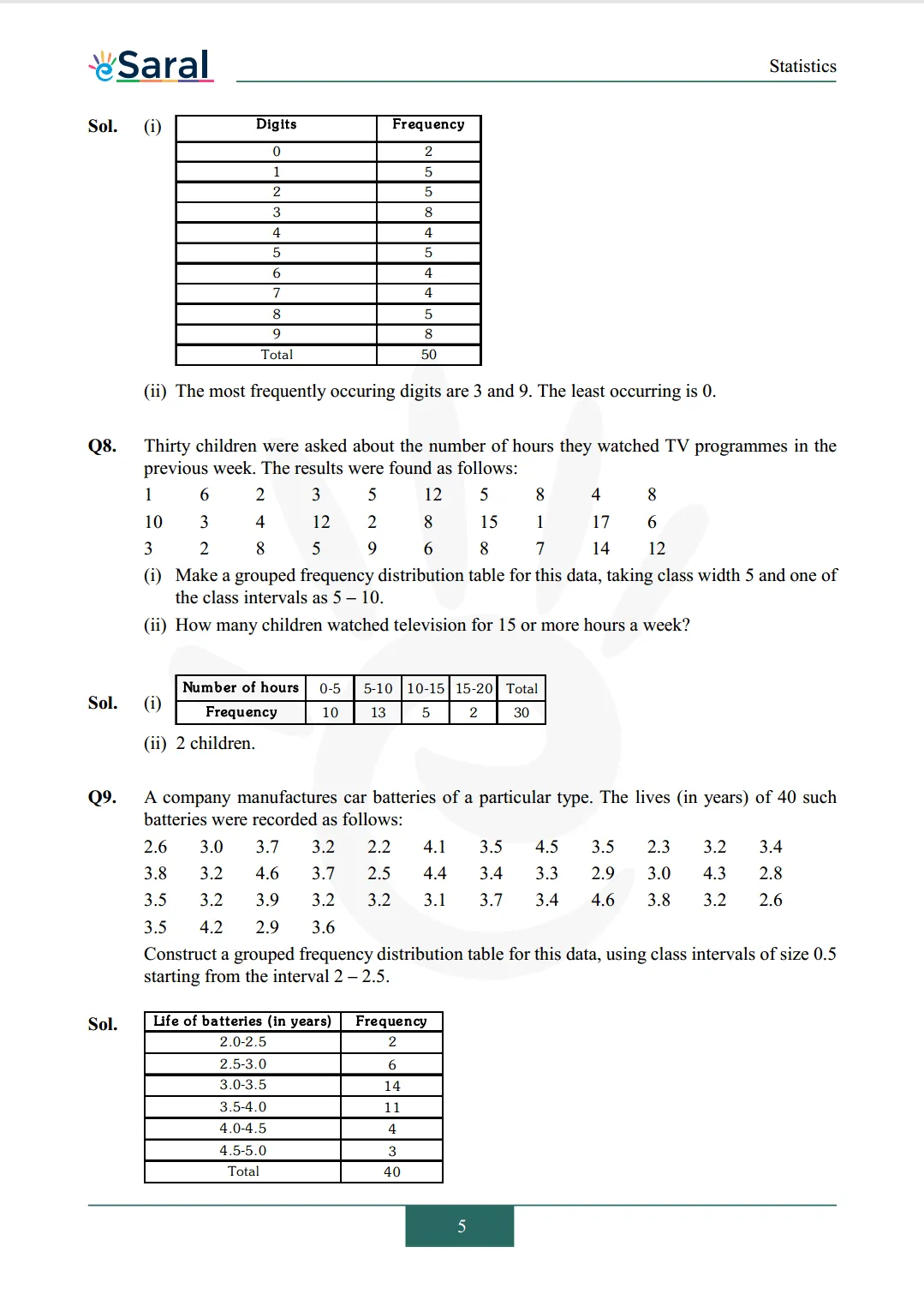 Class 9 maths chapter 14 exercise 14.2 solutions Image 4