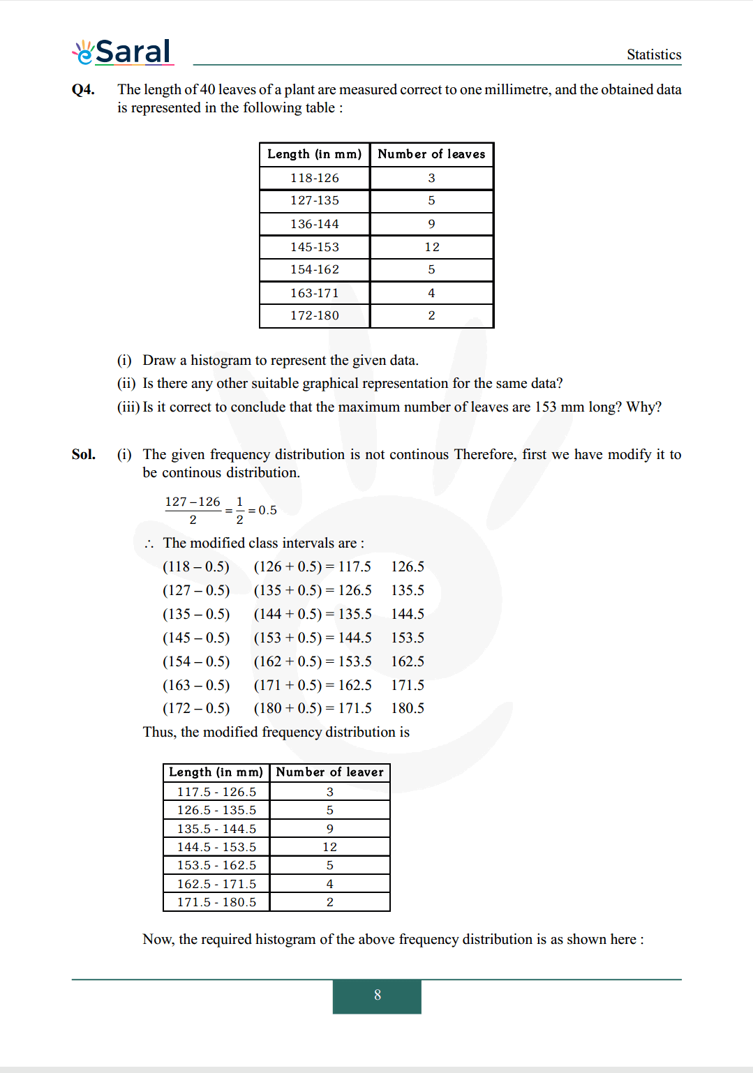 Class 9 maths chapter 14 exercise 14.3 solutions Image 3