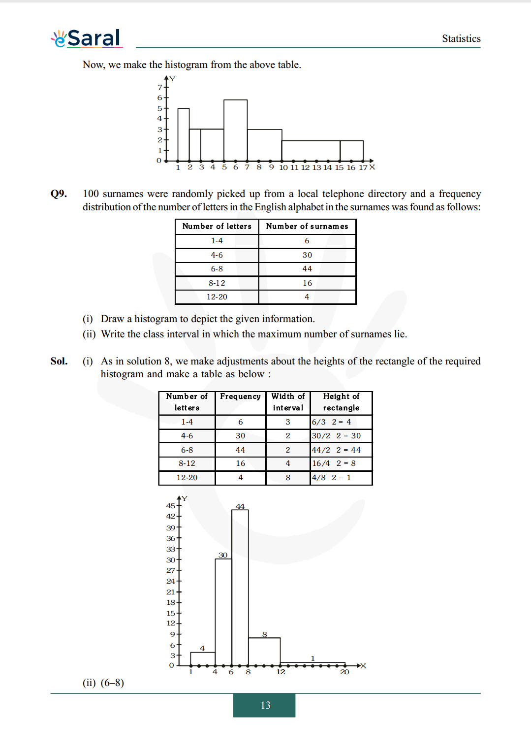 Class 9 maths chapter 14 exercise 14.3 solutions Image 8