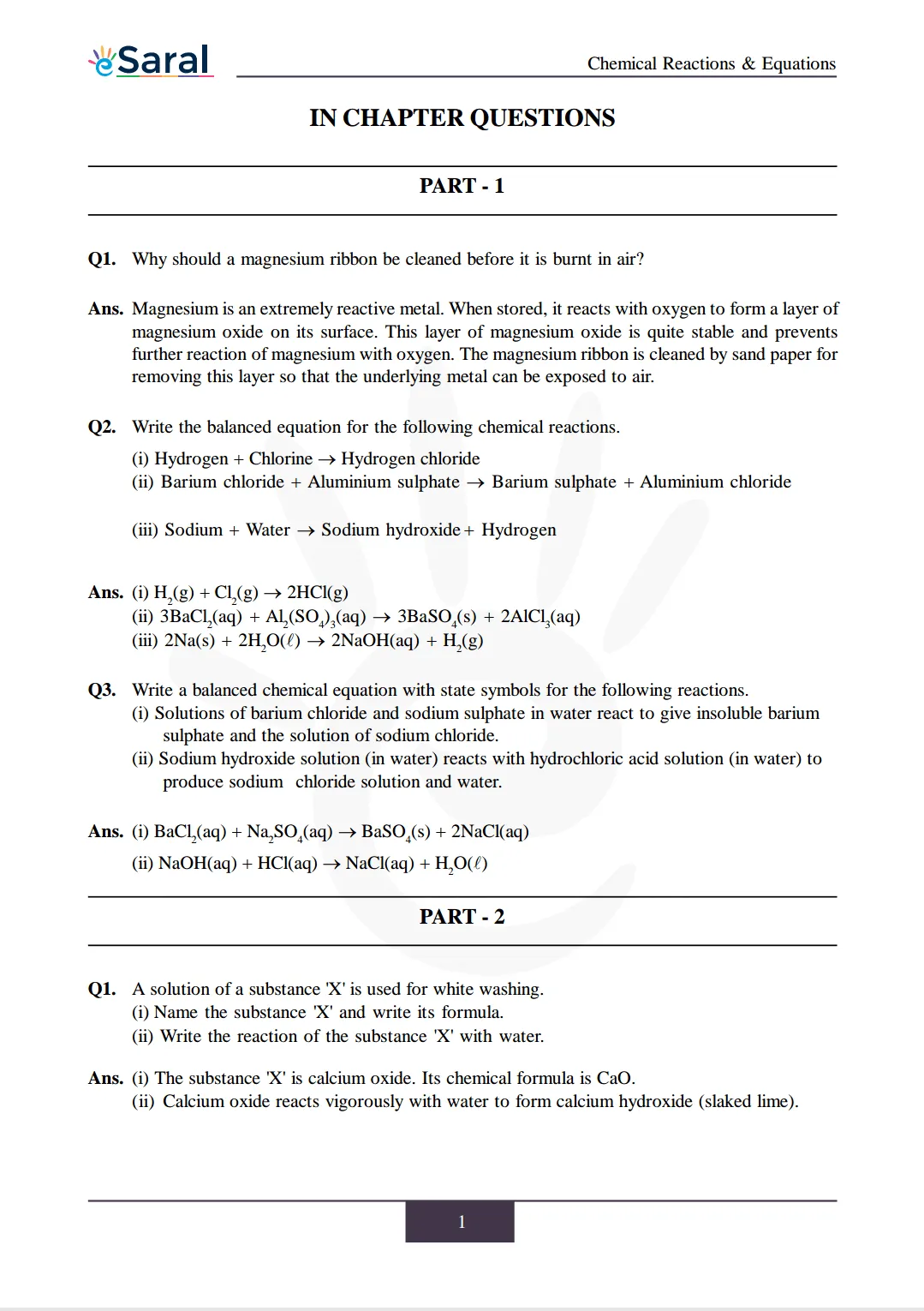 NCERT Solutions for class 10 Science Chapter 1 Image 2