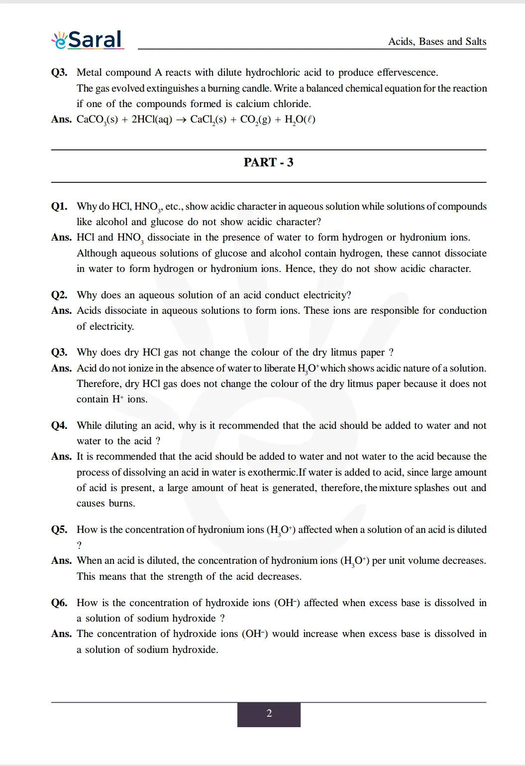 NCERT Solutions for Class 10 Science Chapter 2 Image 3