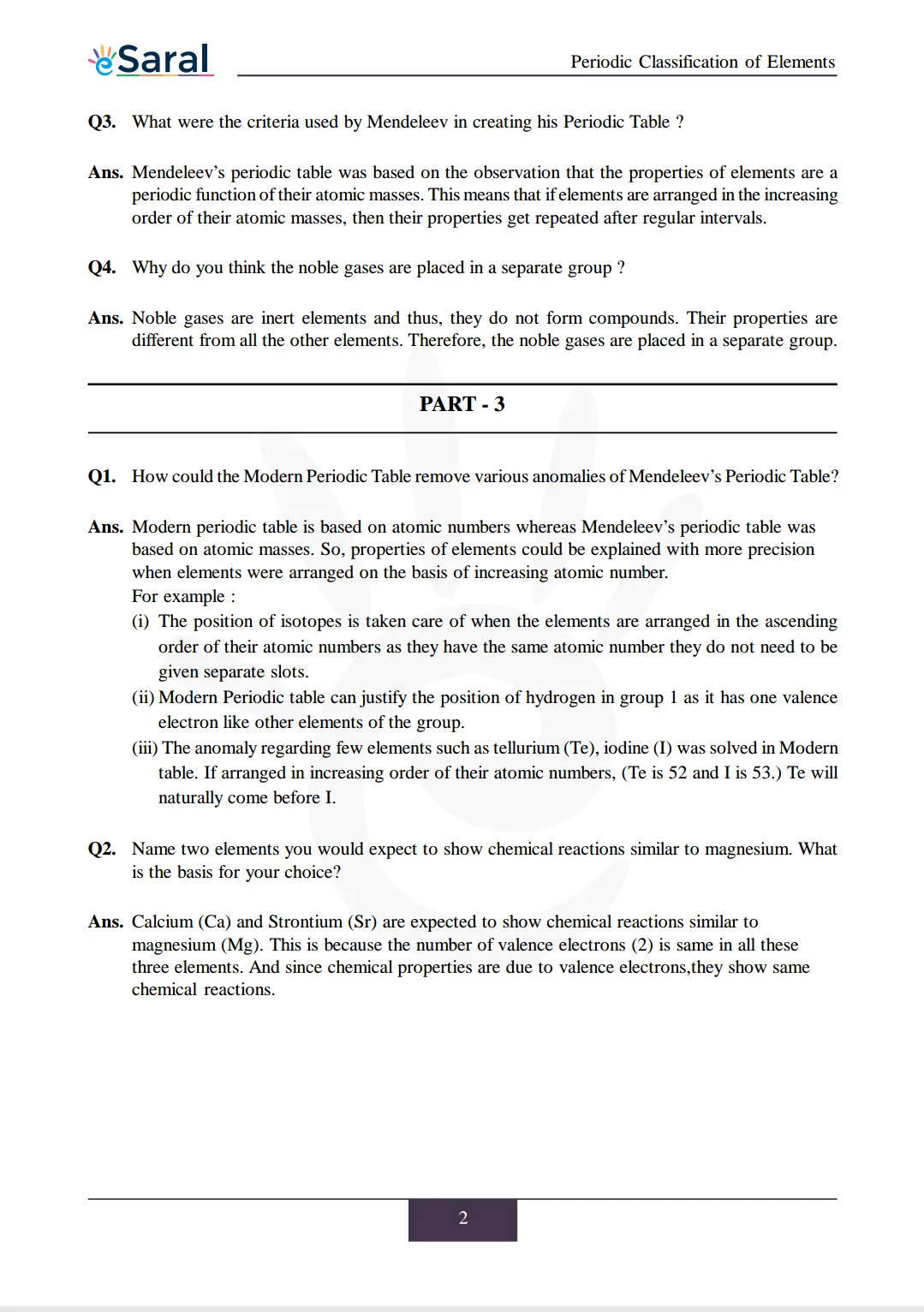 NCERT Solutions for Class 10 Science Chapter 5 Image 3