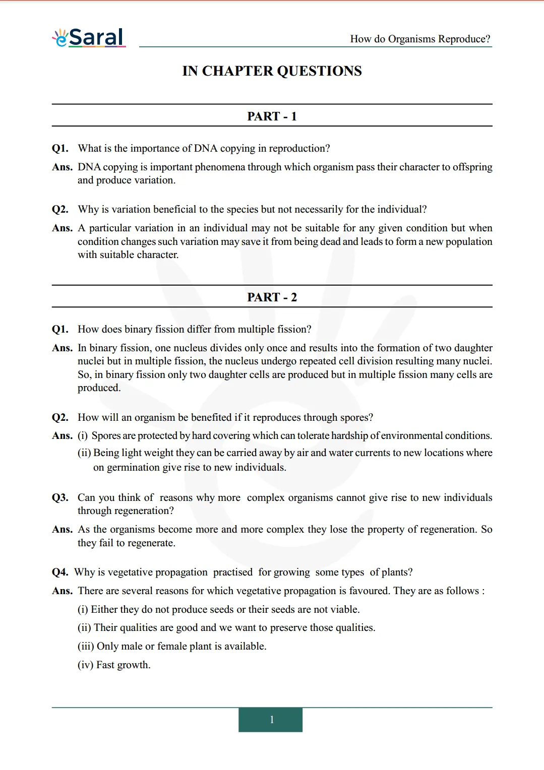 NCERT Solutions for Class 10 Science Chapter 8 Image 1