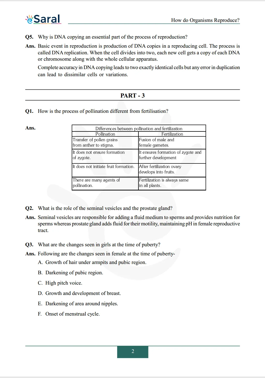 NCERT Solutions for Class 10 Science Chapter 8 Image 2