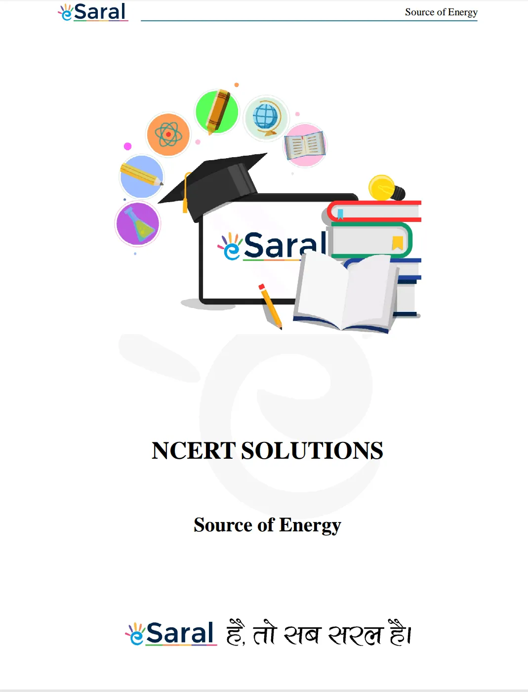 NCERT Solutions for Class 10 Science Chapter 14 Image 1