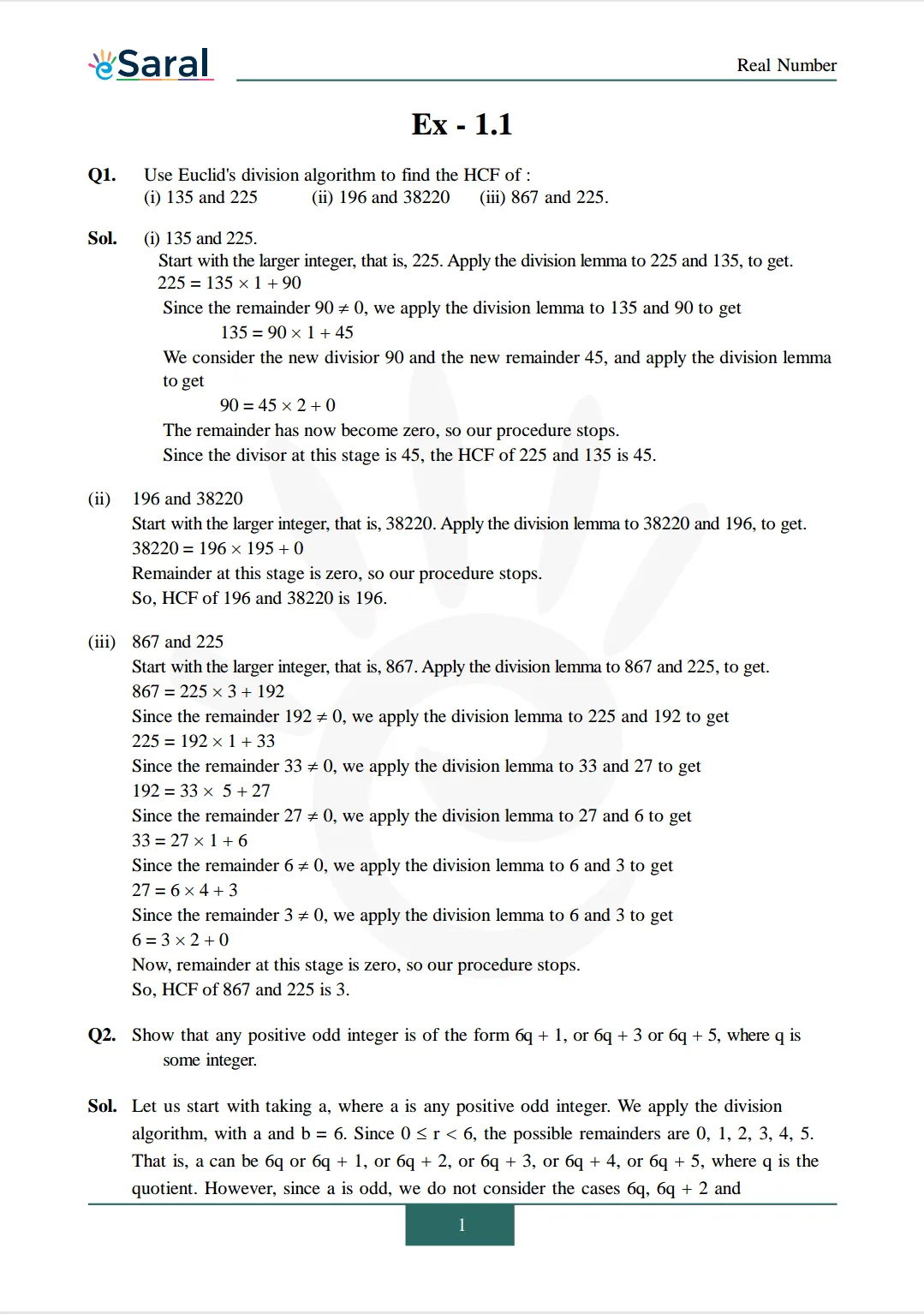 NCERT Solutions for Class 10 Maths chapter 1 Image 2