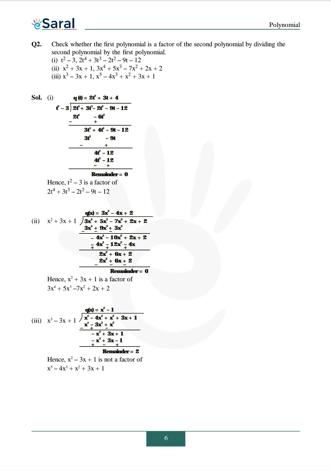 NCERT Solutions for Class 10 Maths chapter 2 Exercise 2.3 Image 2