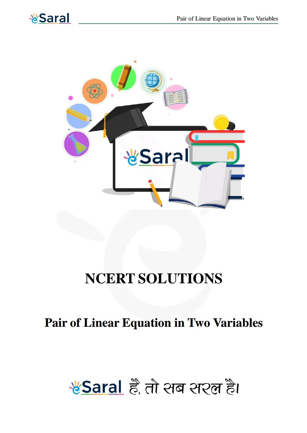 NCERT Solutions for Class 10 Maths chapter 3 Image 1