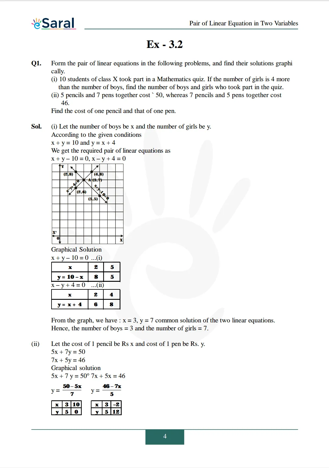 NCERT Solutions for Class 10 Maths chapter 3 Image 5