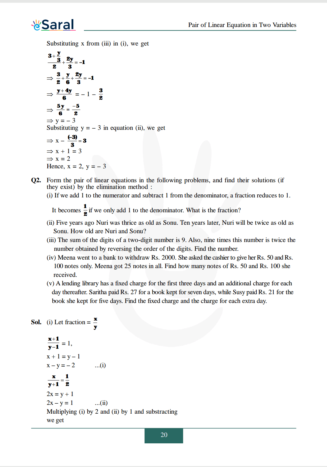 Class 10 Maths Chapter 3 exercise 3.4 solutions Image 4
