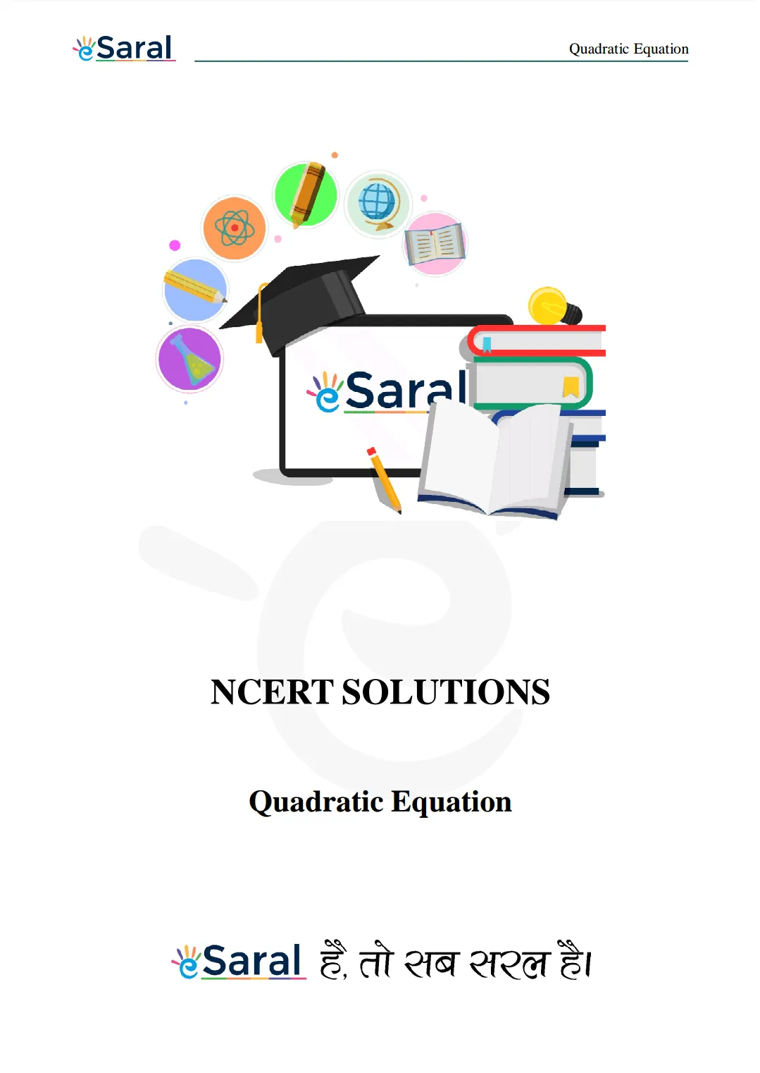 NCERT Solutions for Class 10 Maths chapter 4 Image 1