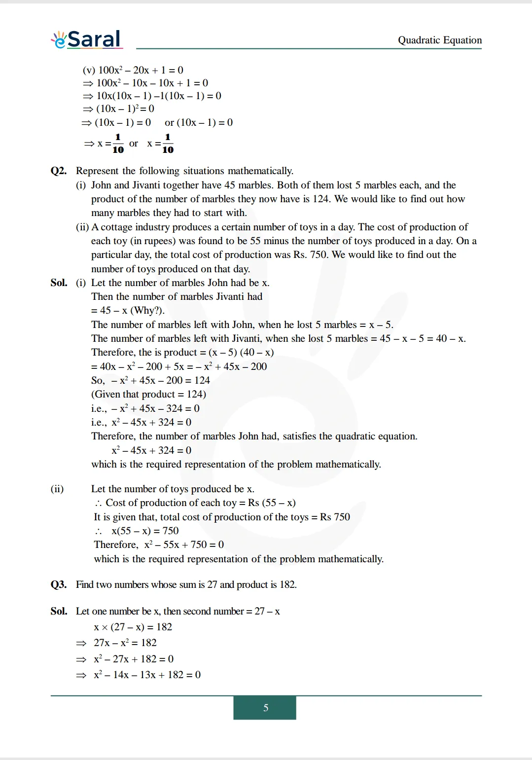 Class 10 Maths Chapter 4 exercise 4.2 solutions Image 2