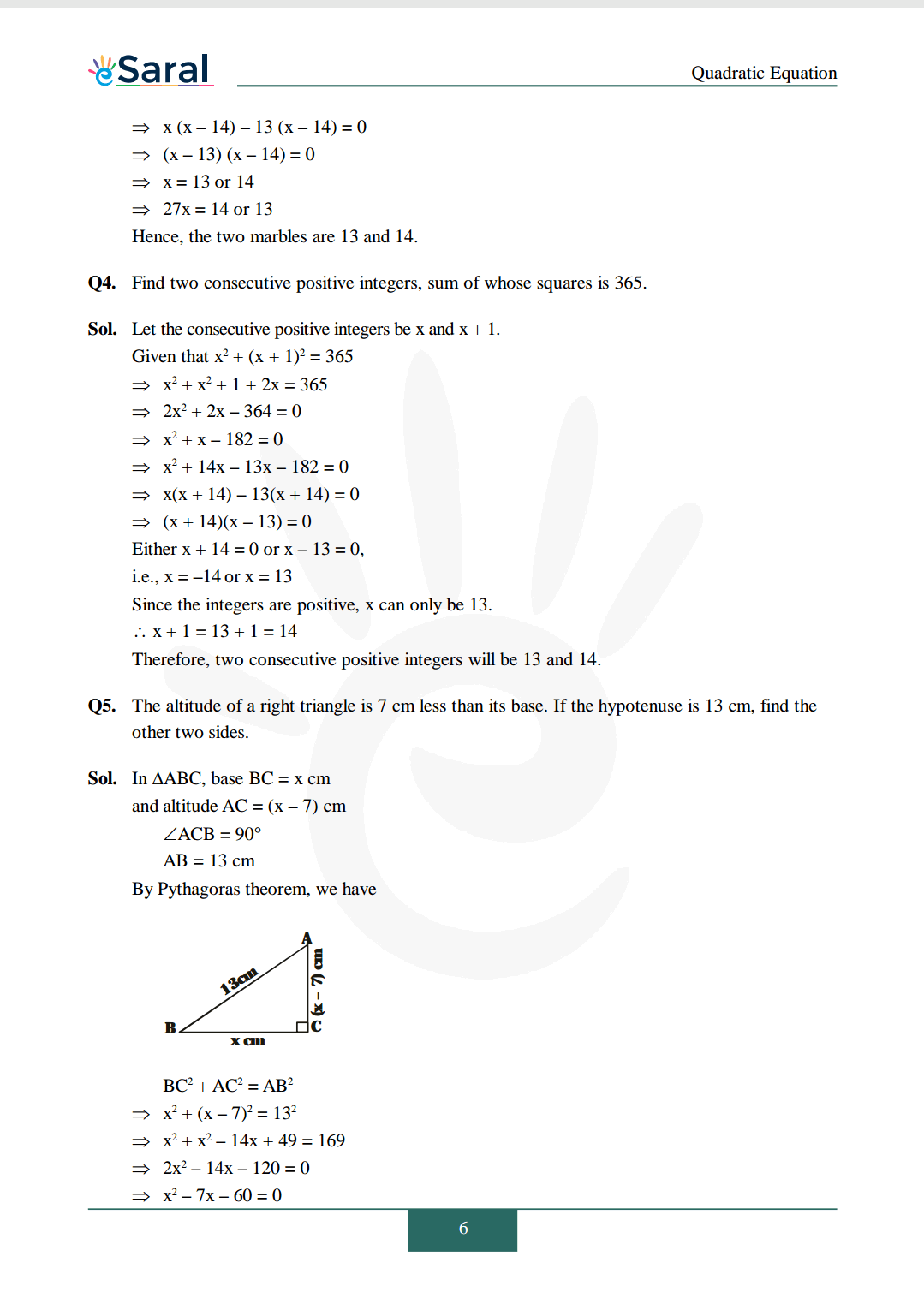 Class 10 Maths Chapter 4 exercise 4.2 solutions Image 3
