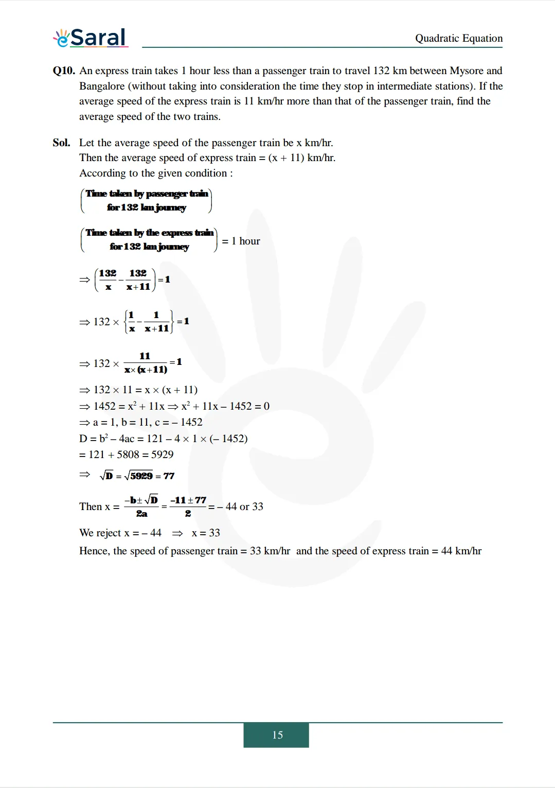 Class 10 Maths Chapter 4 exercise 4.3 solutions Image 8