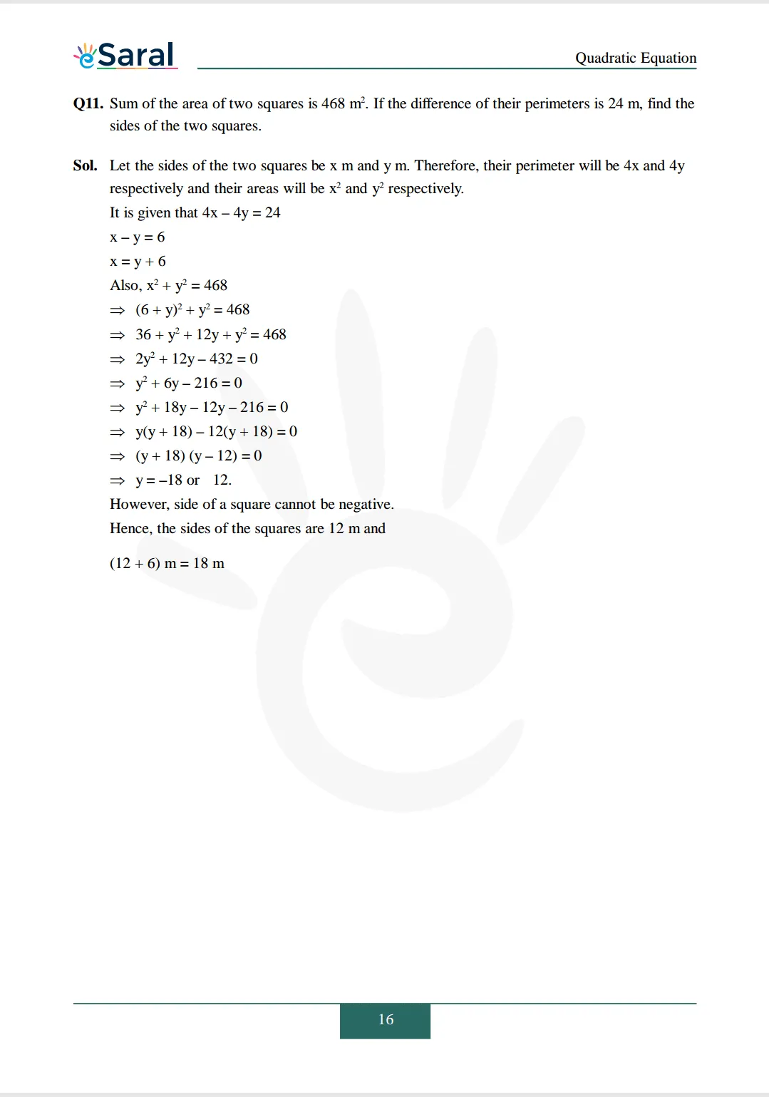 Class 10 Maths Chapter 4 exercise 4.3 solutions Image 9