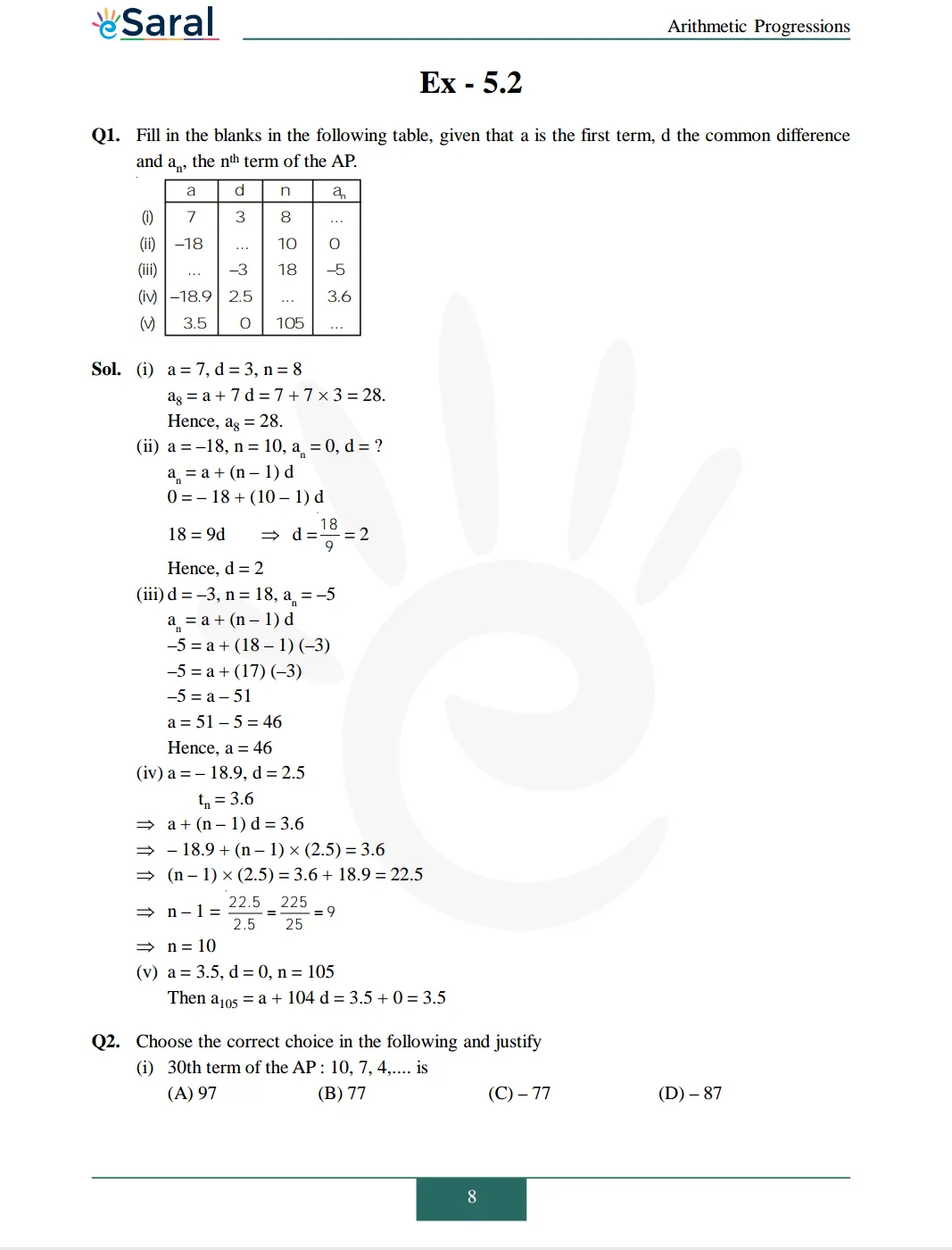 NCERT Solutions for Class 10 Maths chapter 5 Image 9