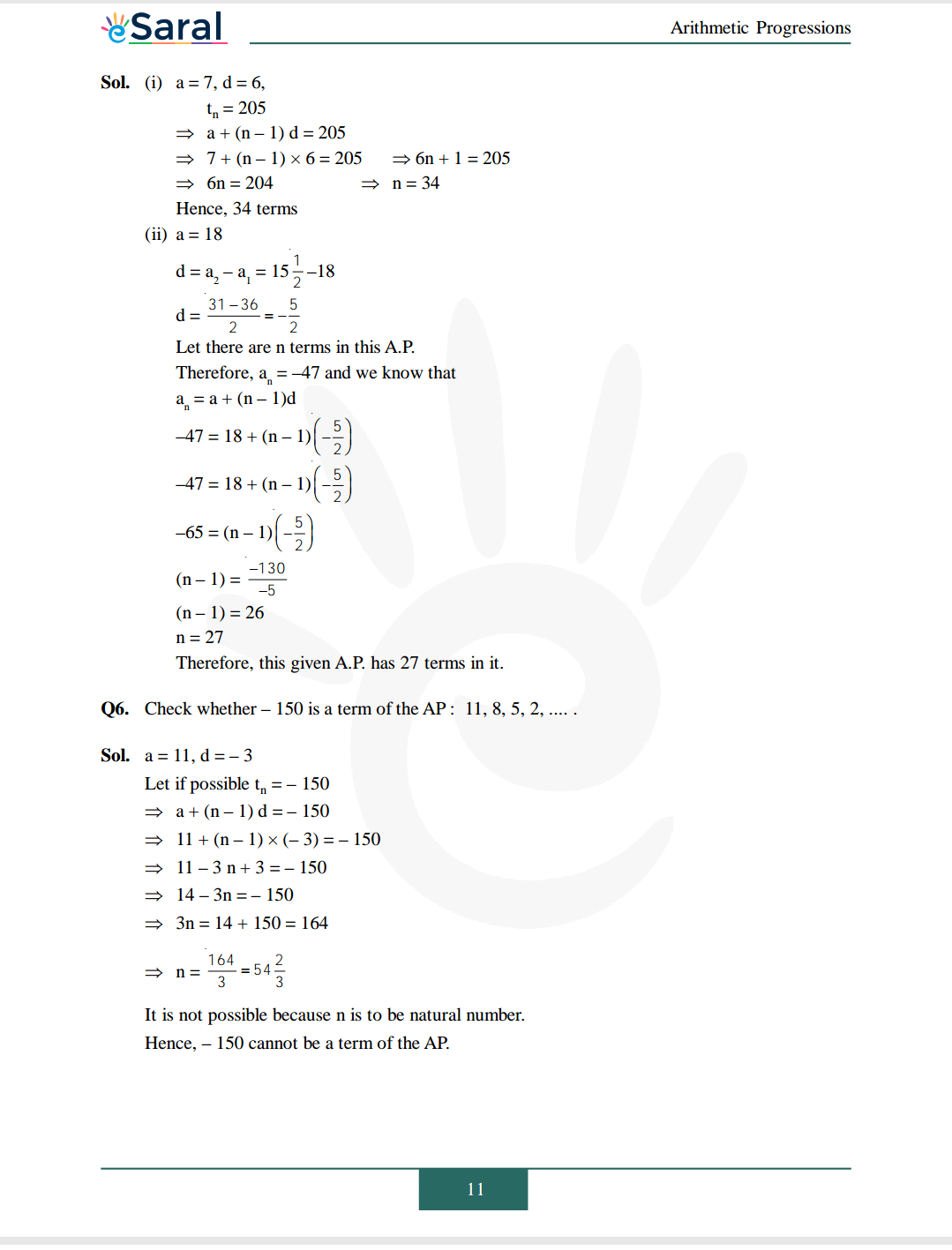 Class 10 Maths Chapter 5 exercise 5.2 solutions Image 4
