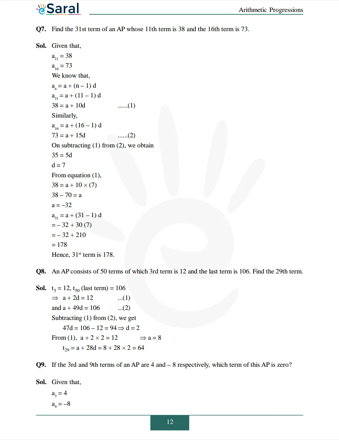NCERT Solutions for Class 10 Maths chapter 5 Image 13