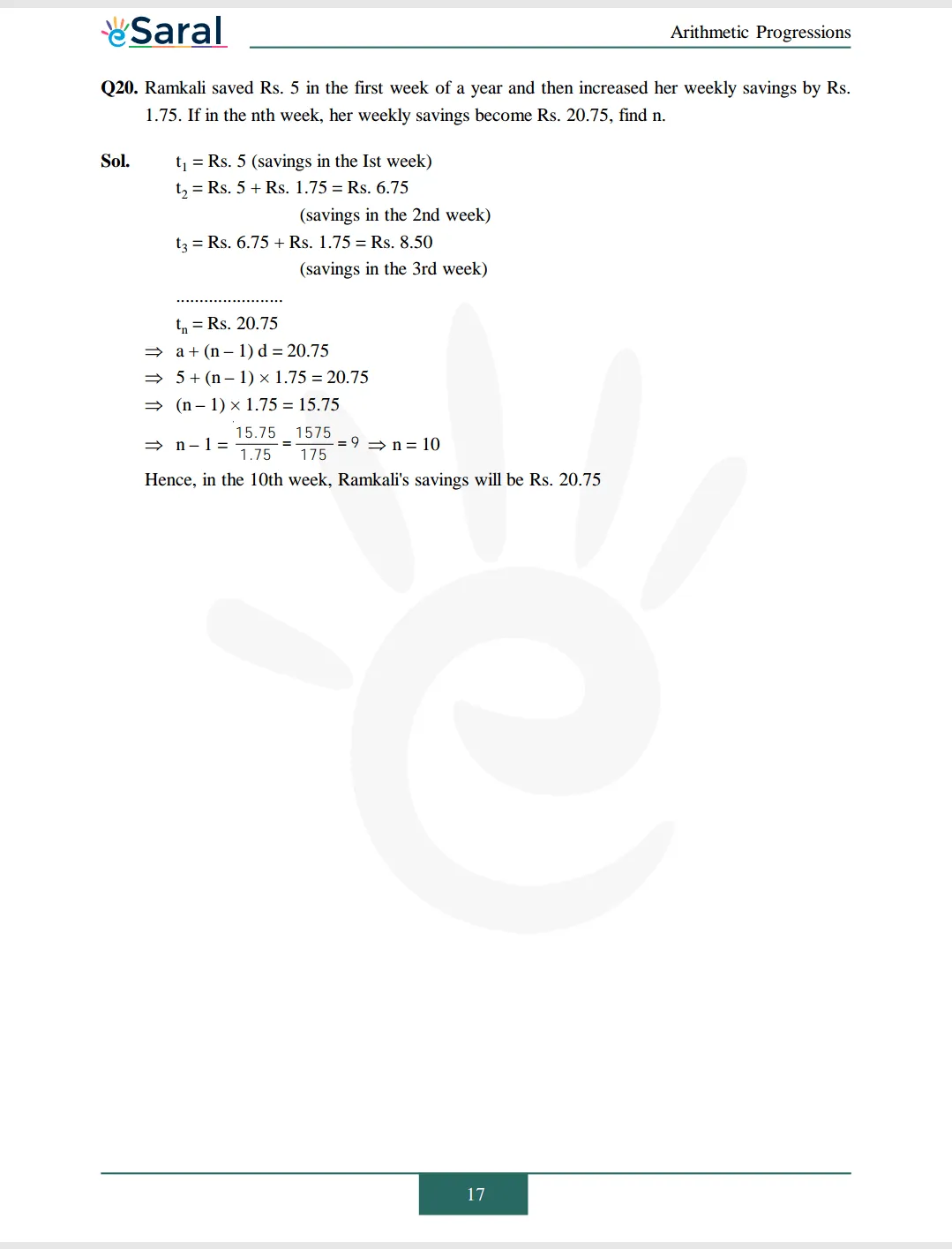 NCERT Solutions for Class 10 Maths chapter 5 Image 18